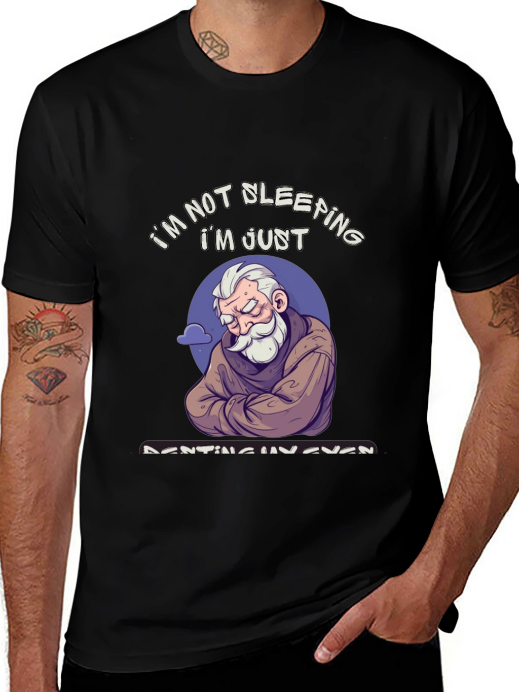 Im Not Sleeping T-Shirt - Funny Resting Eyes Tee