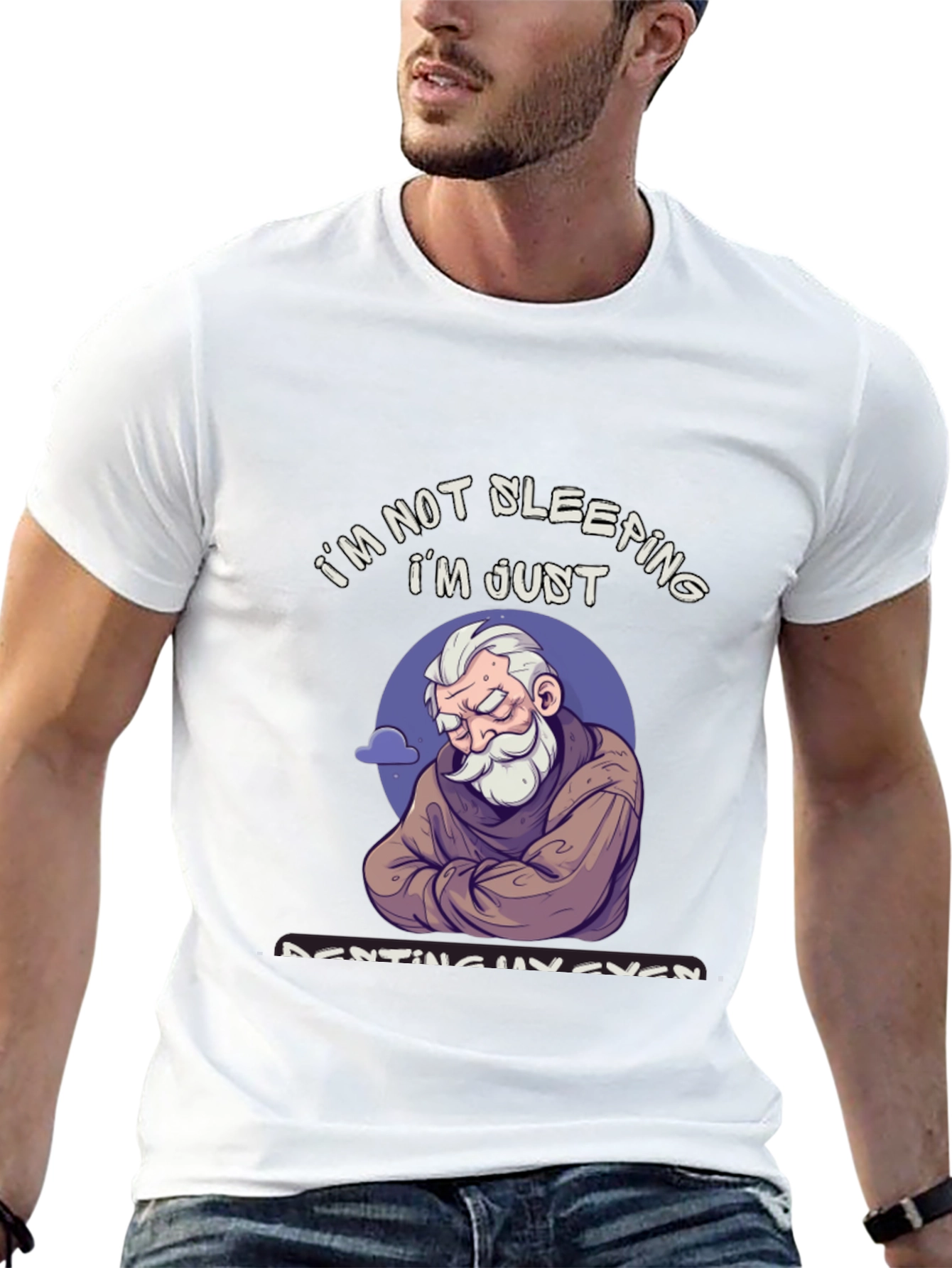 Im Not Sleeping T-Shirt - Funny Resting Eyes Tee