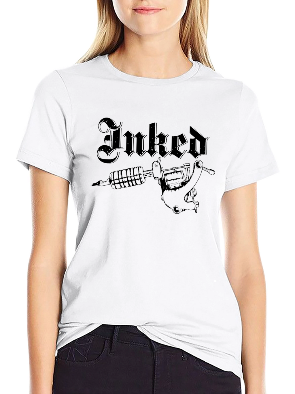Inked Tattoo Art Black T-Shirt