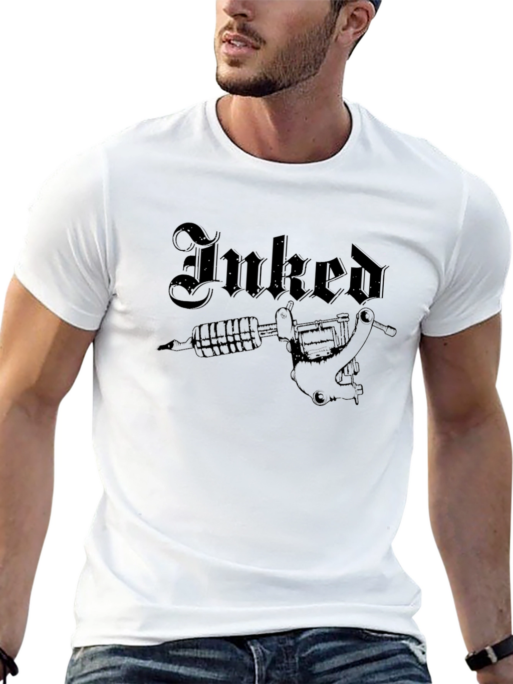 Inked Tattoo Art Black T-Shirt