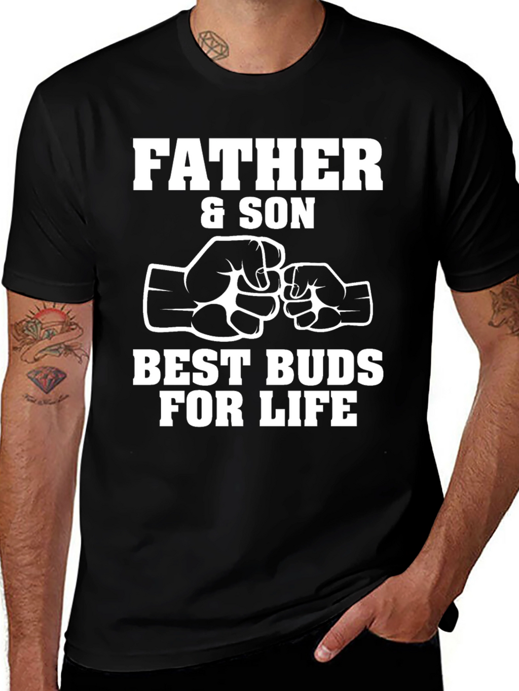 Father & Son Best Buds Matching T-Shirt