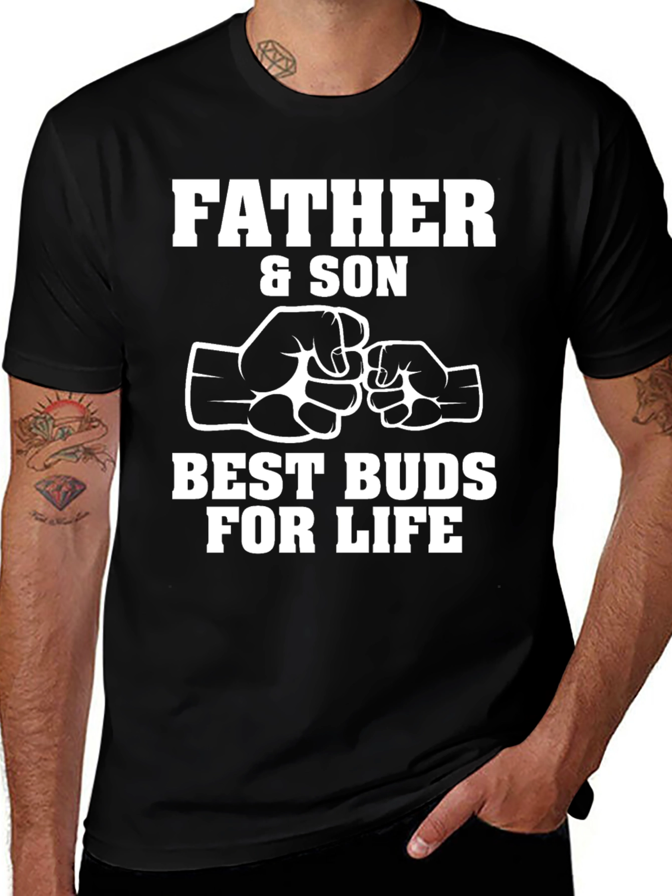 Father & Son Best Buds Matching T-Shirt