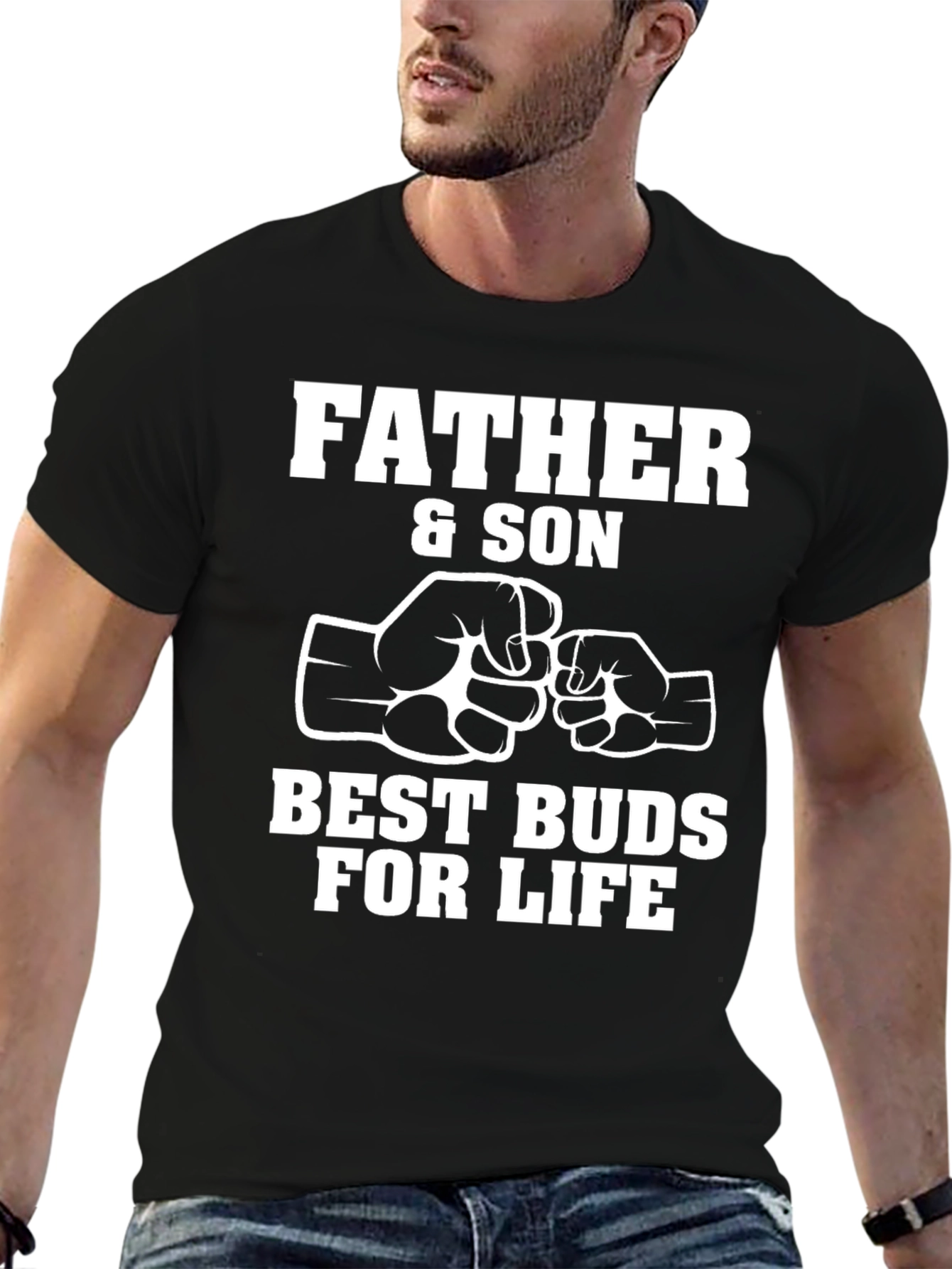 Father & Son Best Buds Matching T-Shirt
