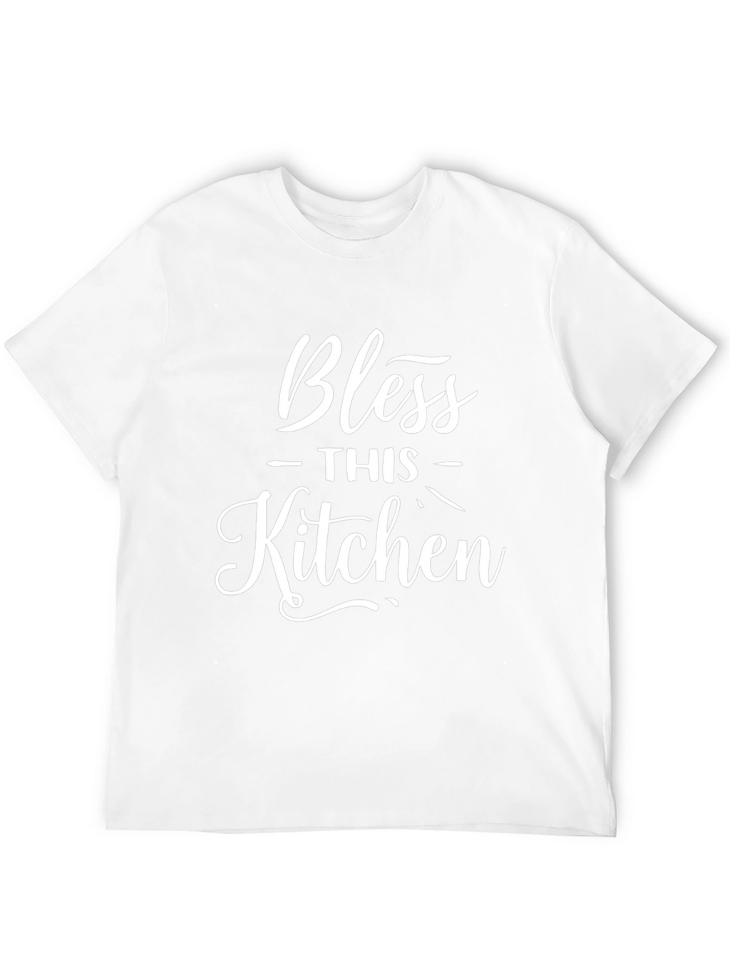 Bless This Kitchen Black Graphic T-Shirt