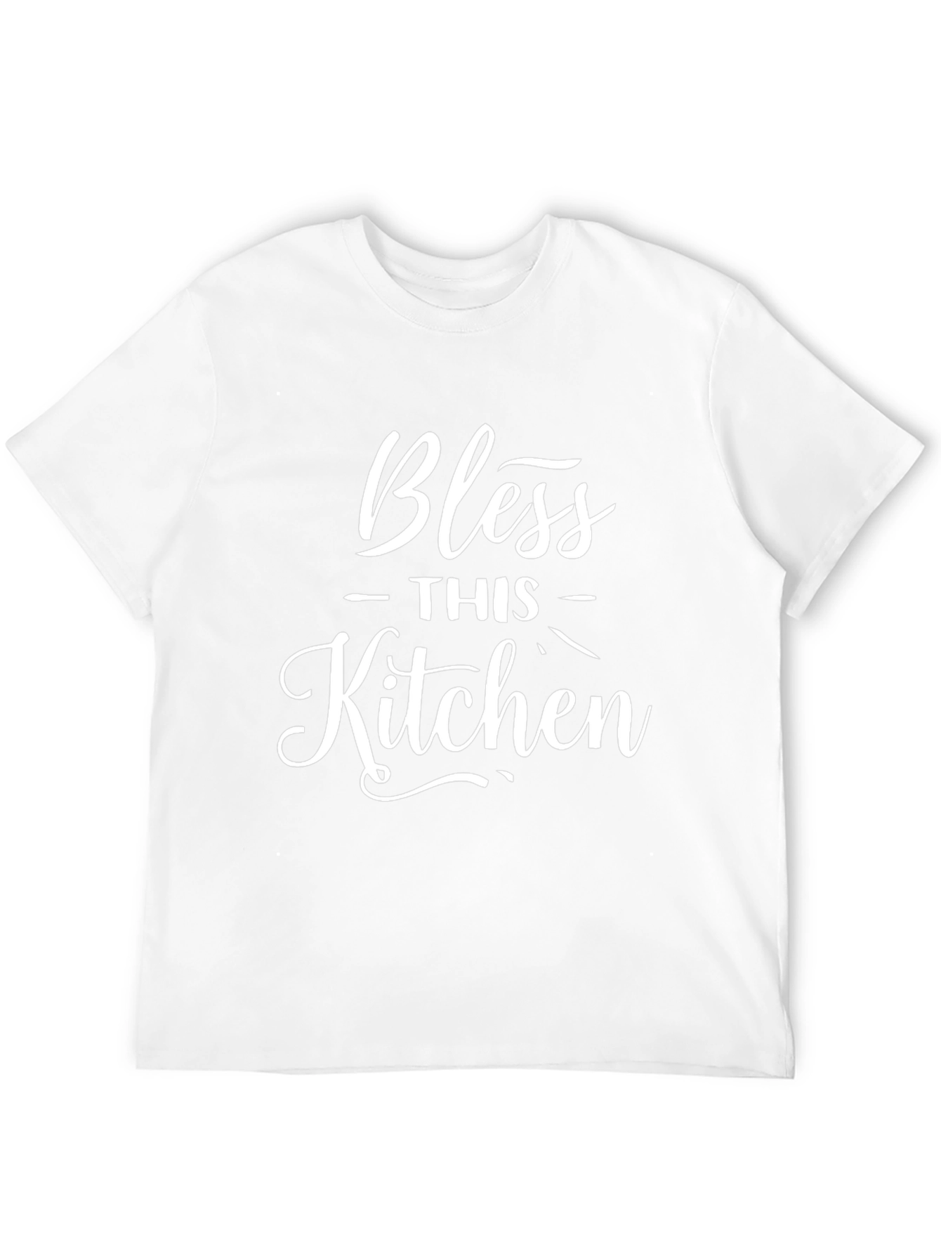 Bless This Kitchen Black Graphic T-Shirt
