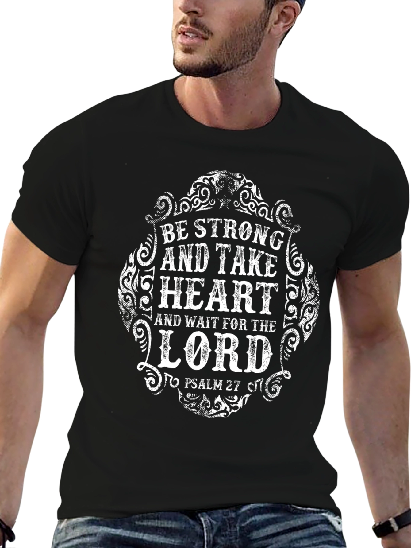Be Strong and Take Heart Christian T-Shirt
