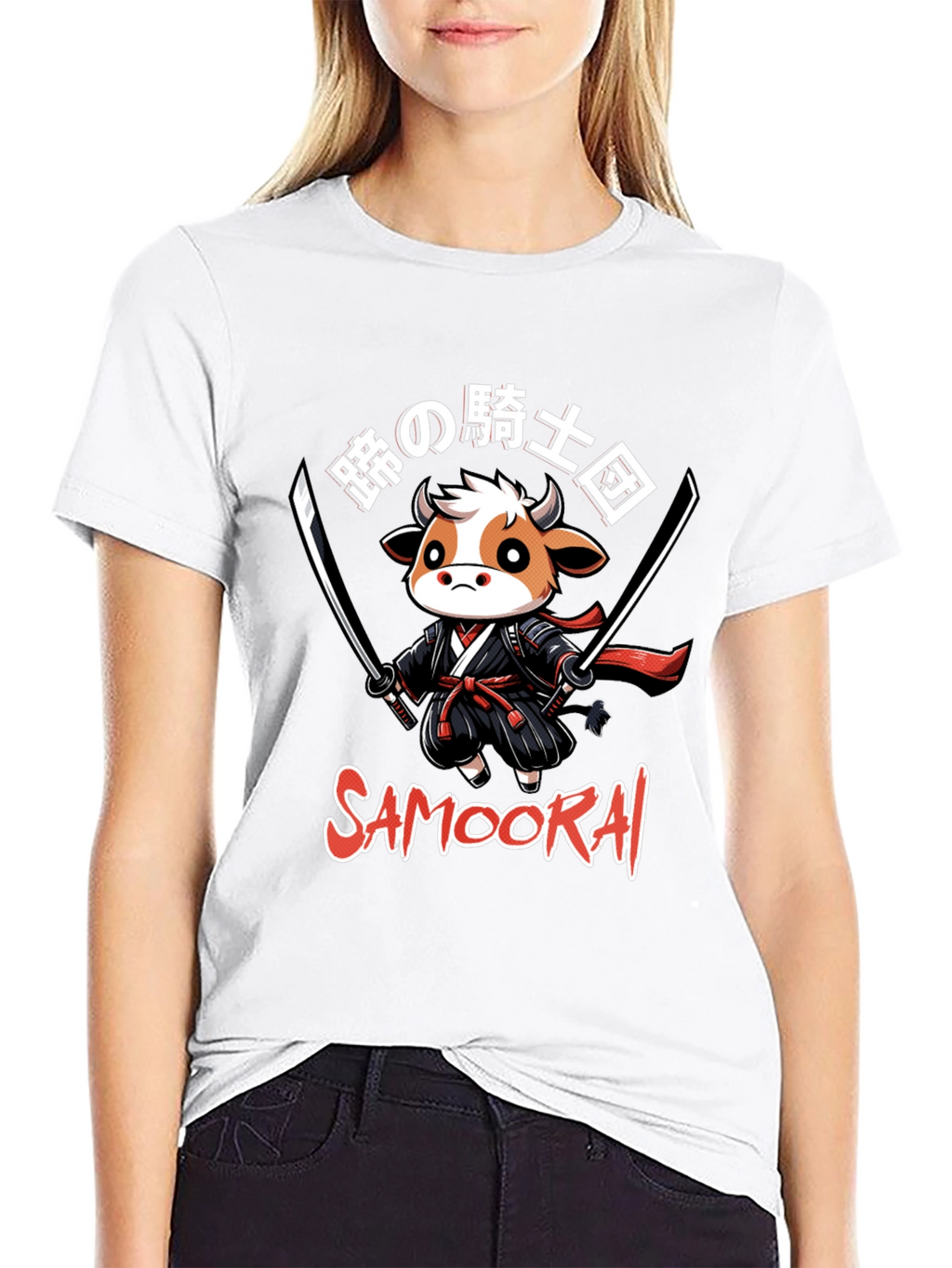 Samoorai Cow Ninja T-Shirt