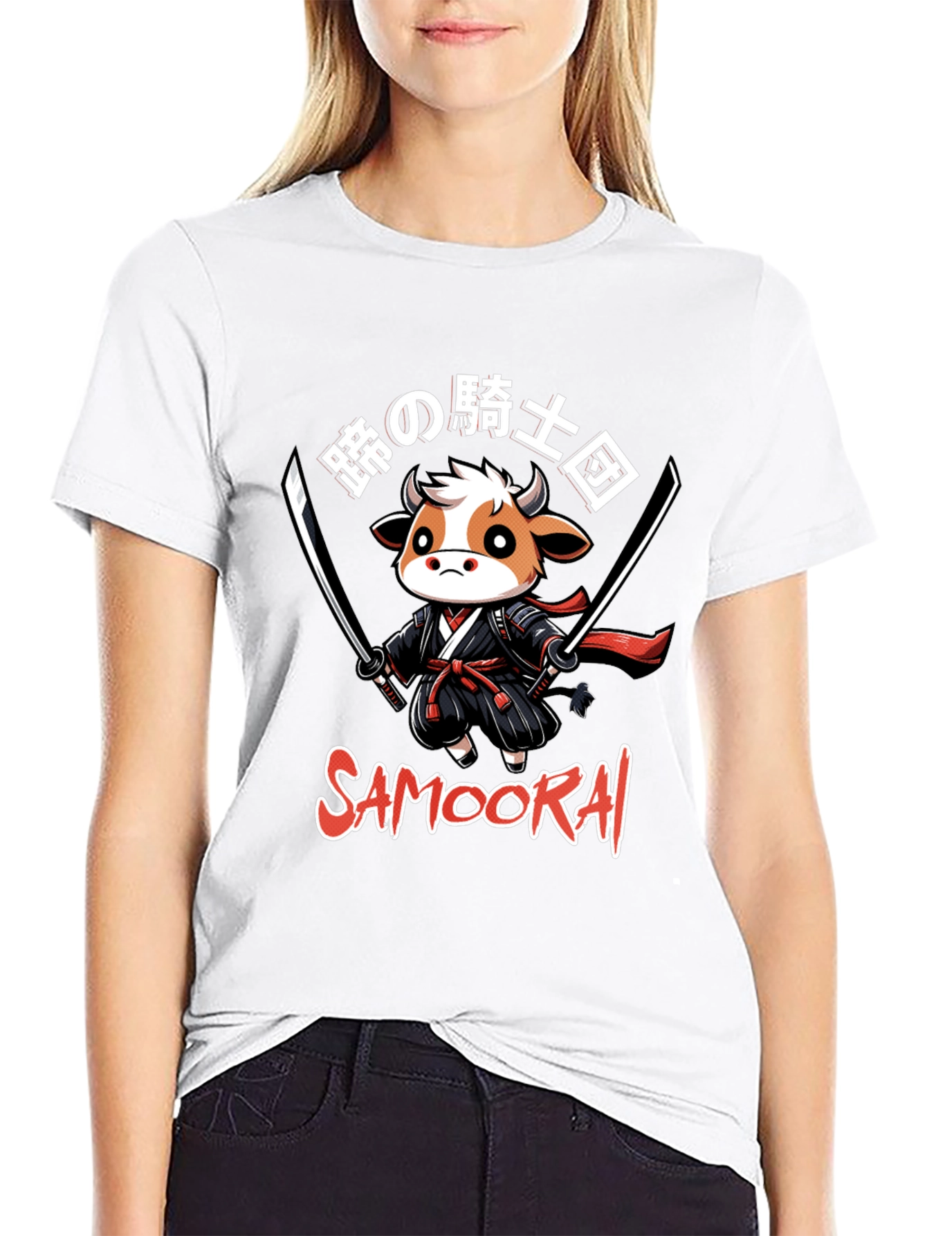 Samoorai Cow Ninja T-Shirt