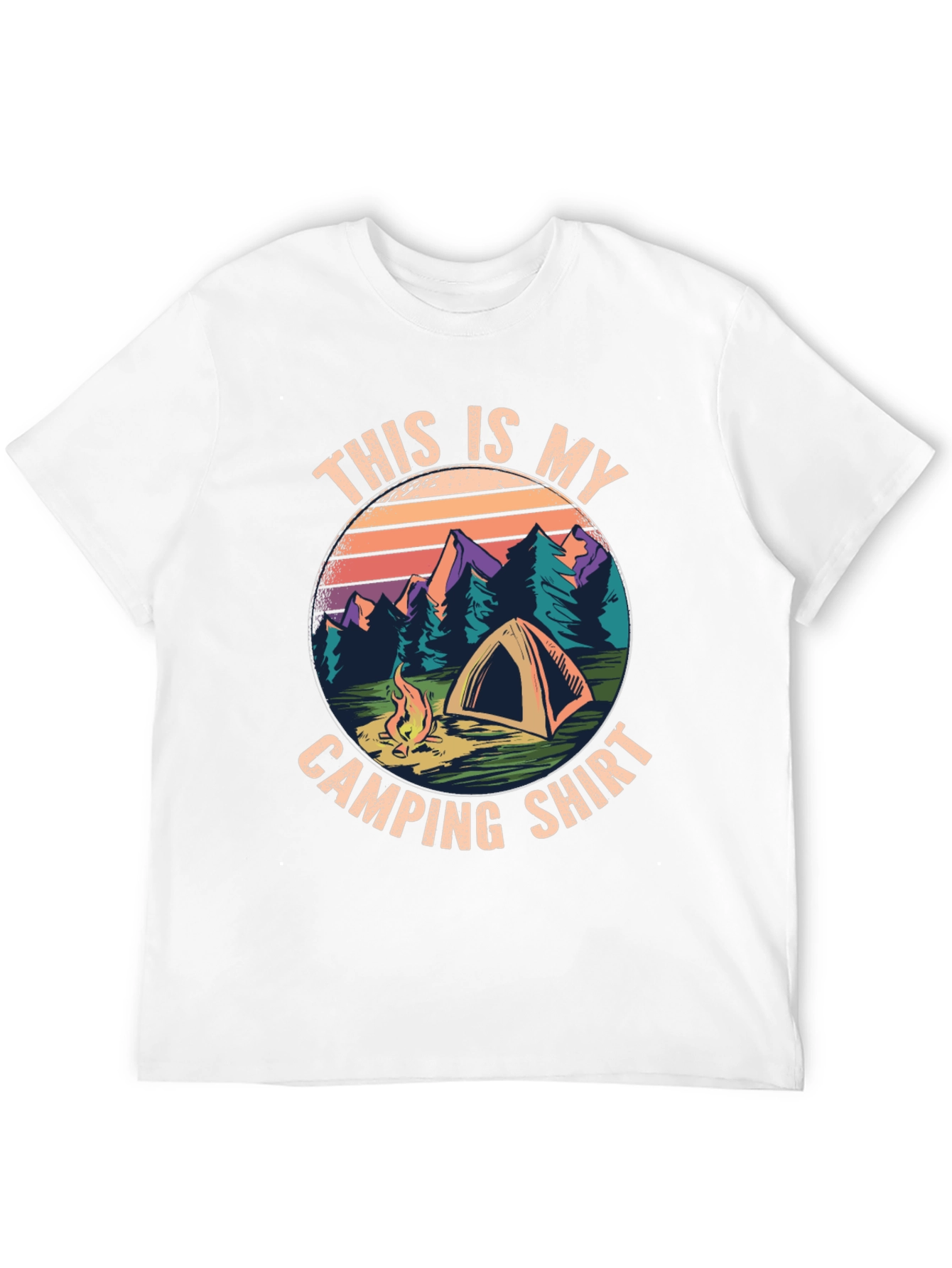Camping T-Shirt: This Is My Camping Shirt Design