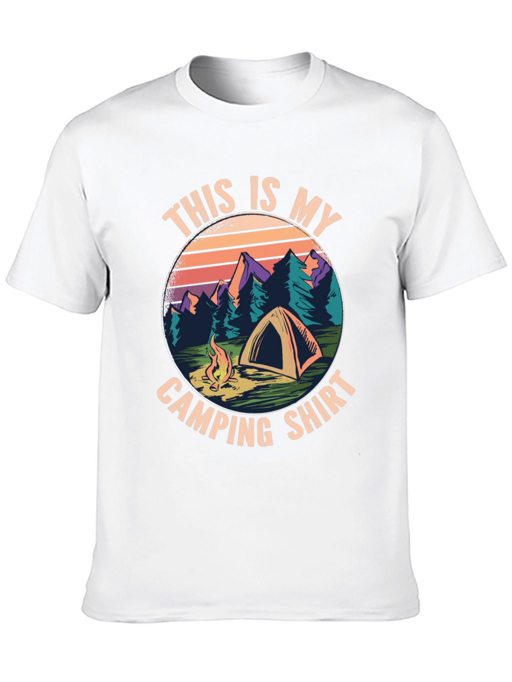 Camping T-Shirt: This Is My Camping Shirt Design
