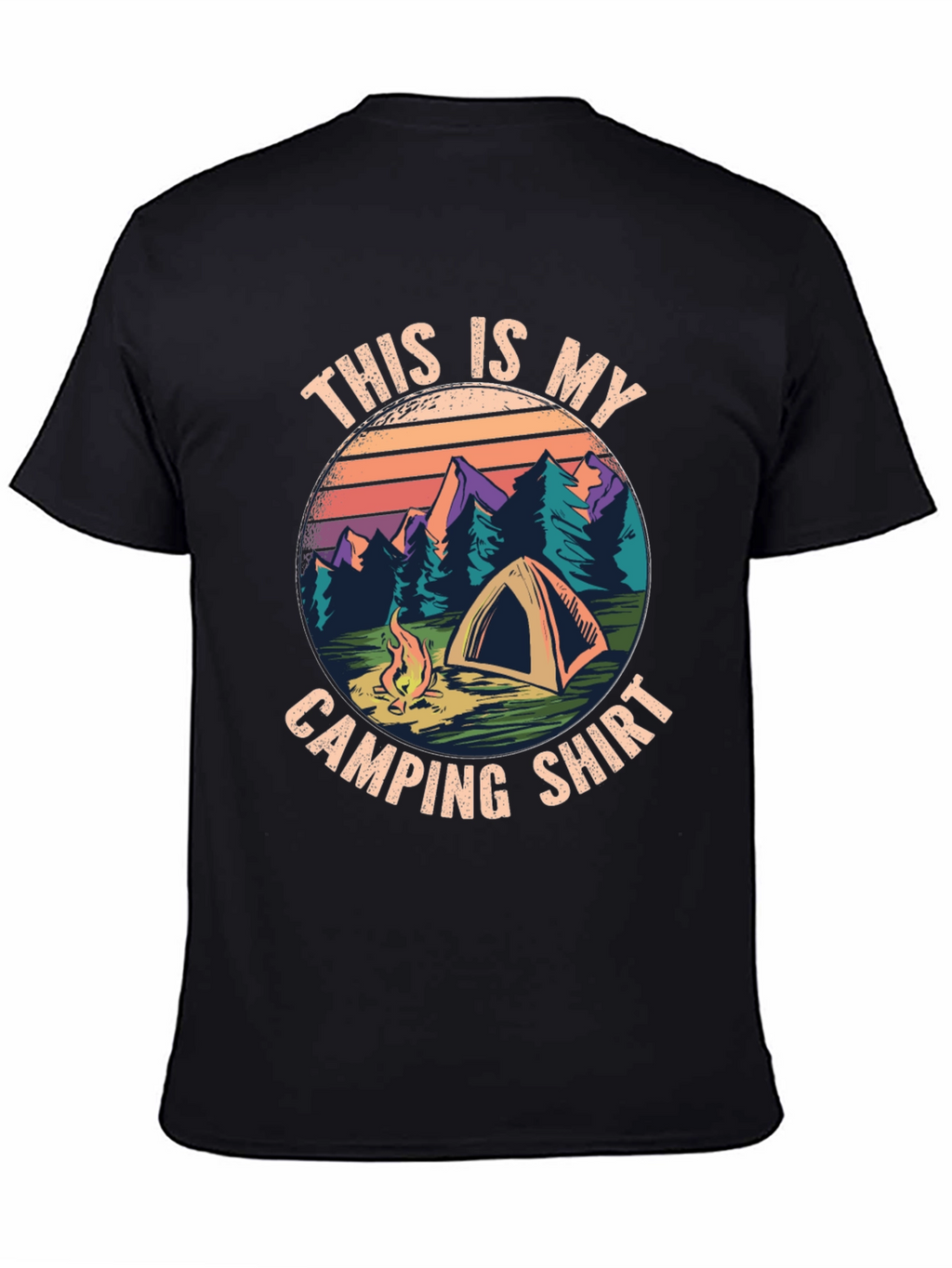 Camping T-Shirt: This Is My Camping Shirt Design