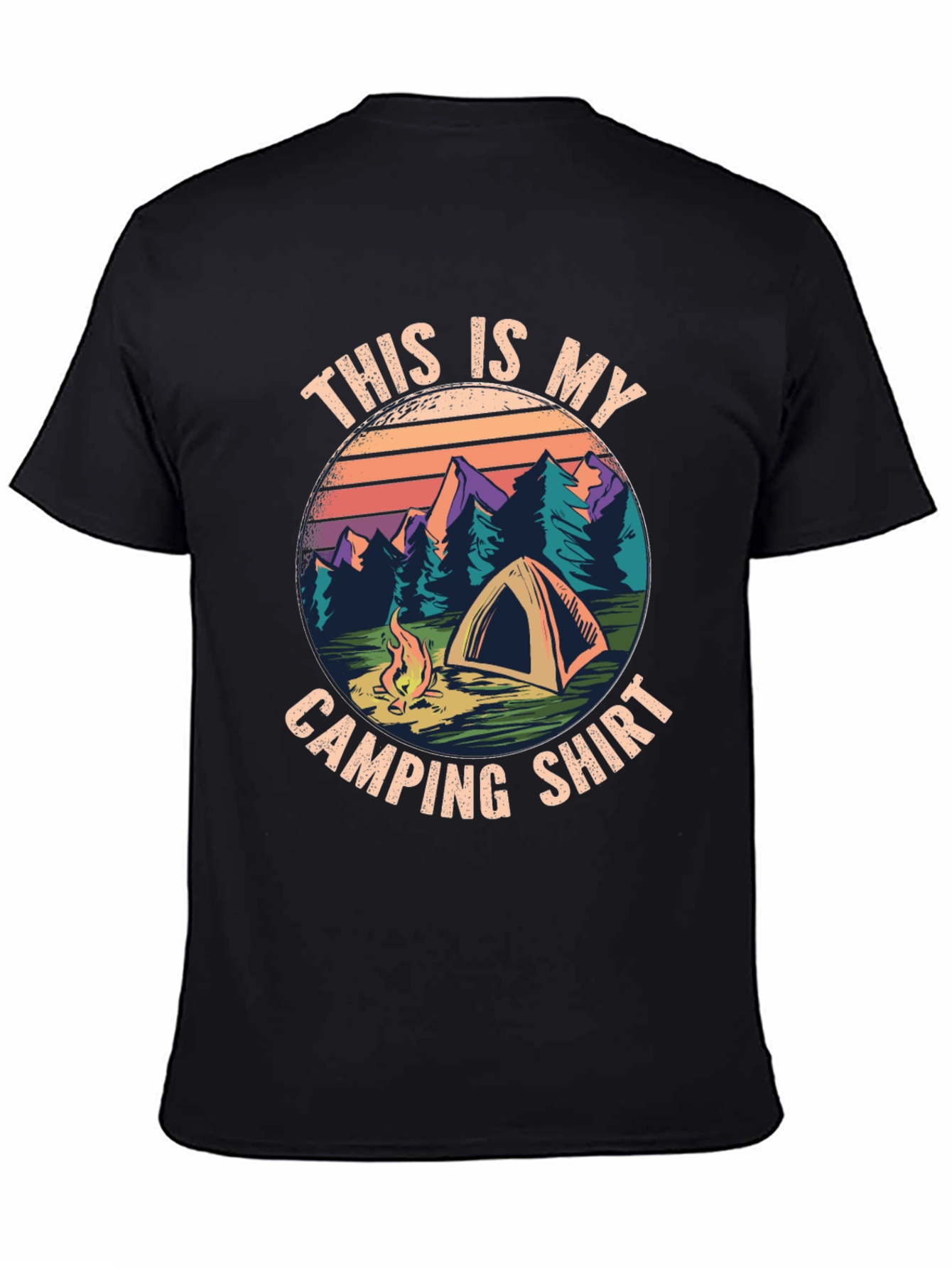 Camping T-Shirt: This Is My Camping Shirt Design