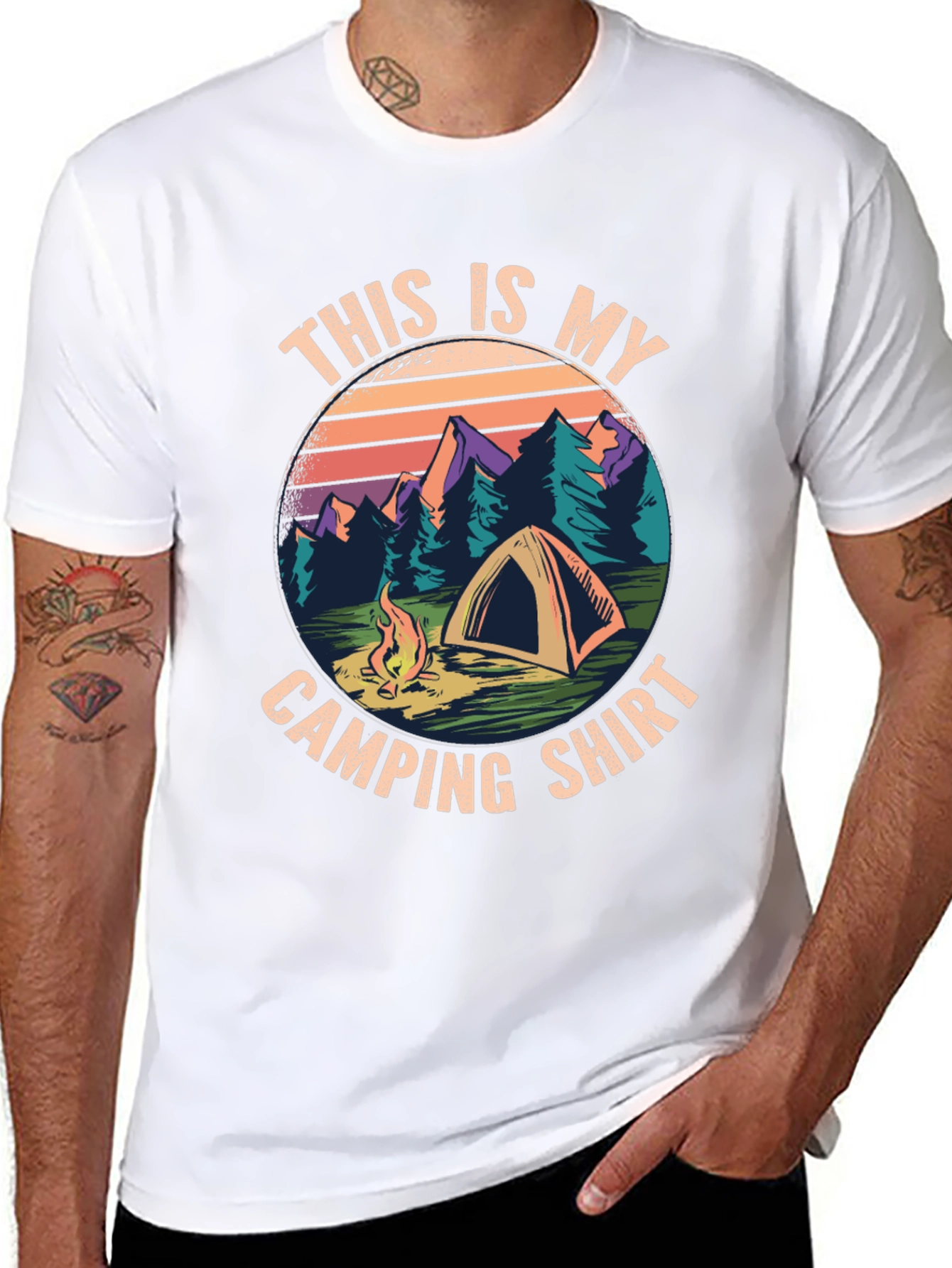 Camping T-Shirt: This Is My Camping Shirt Design