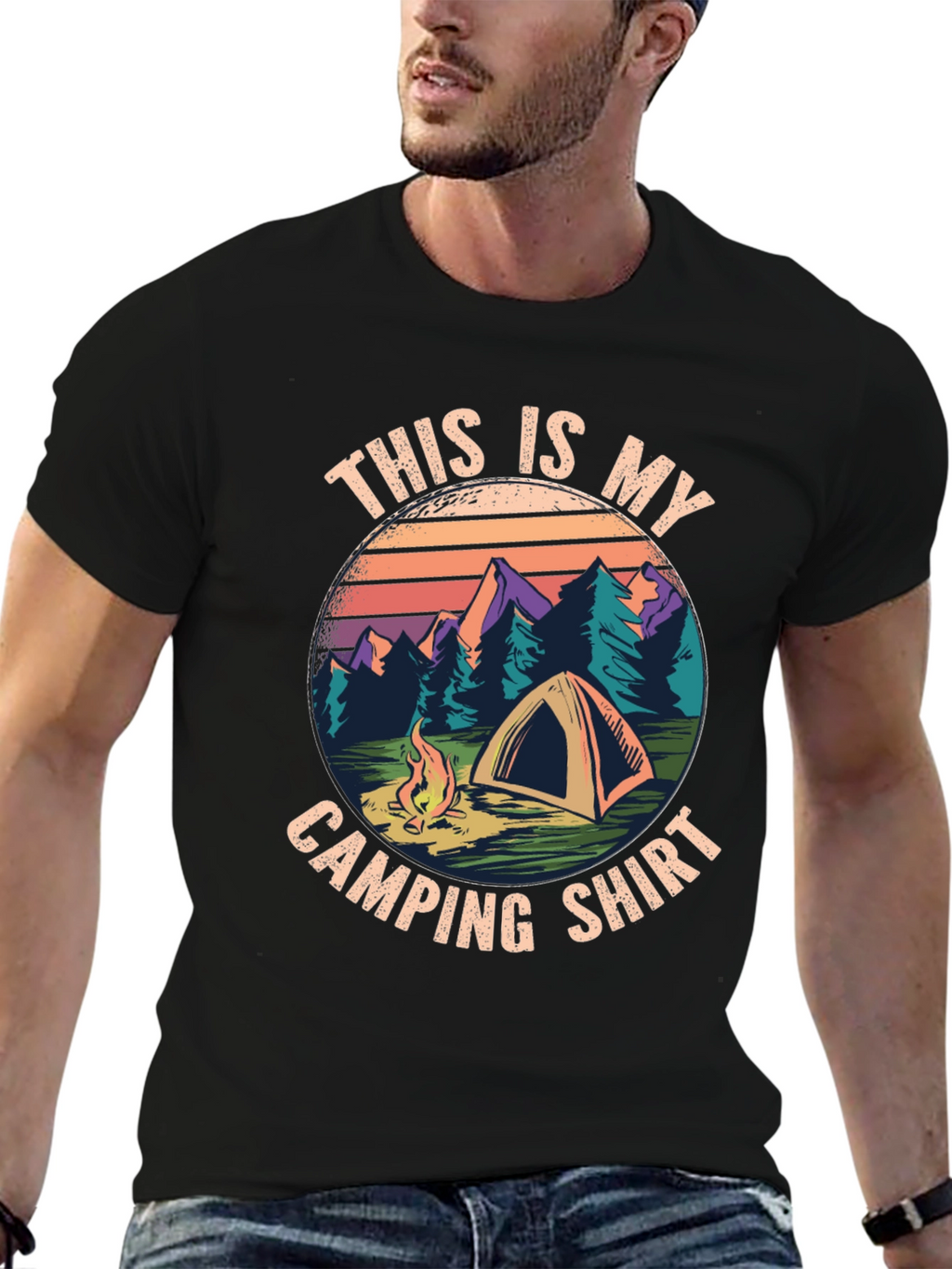 Camping T-Shirt: This Is My Camping Shirt Design