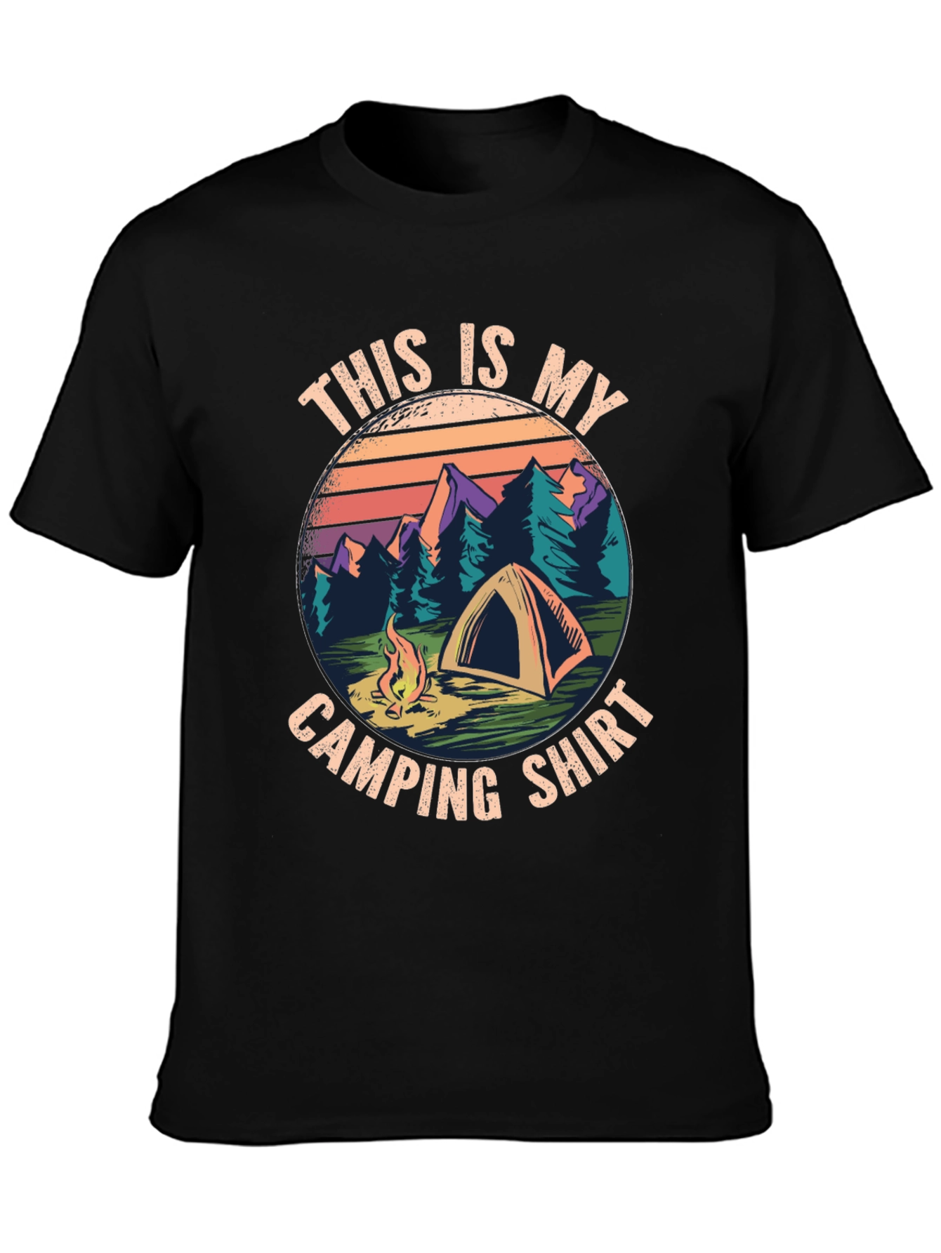 Camping T-Shirt: This Is My Camping Shirt Design