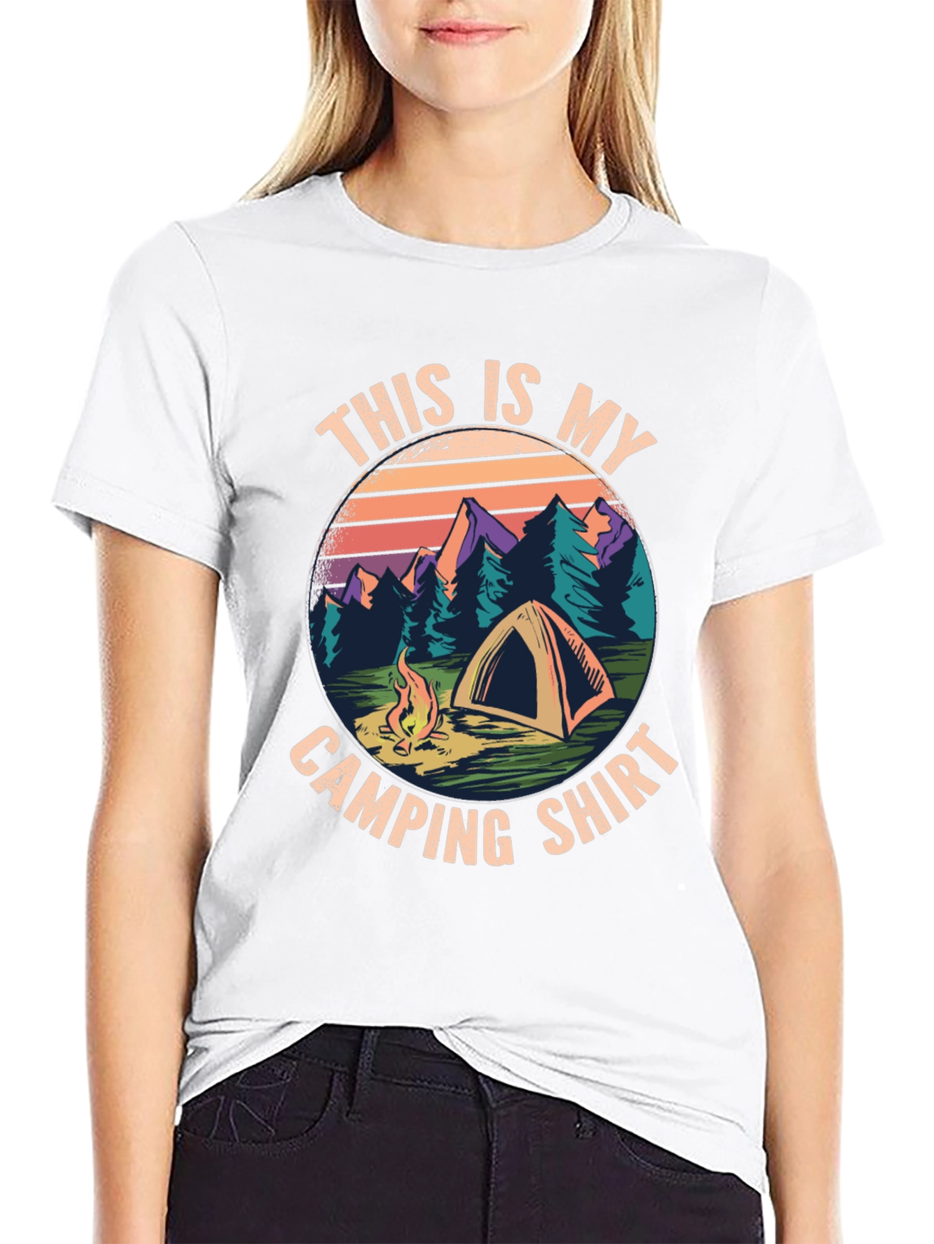 Camping T-Shirt: This Is My Camping Shirt Design