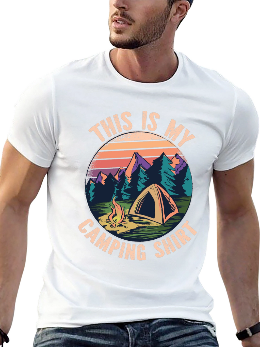 Camping T-Shirt: This Is My Camping Shirt Design