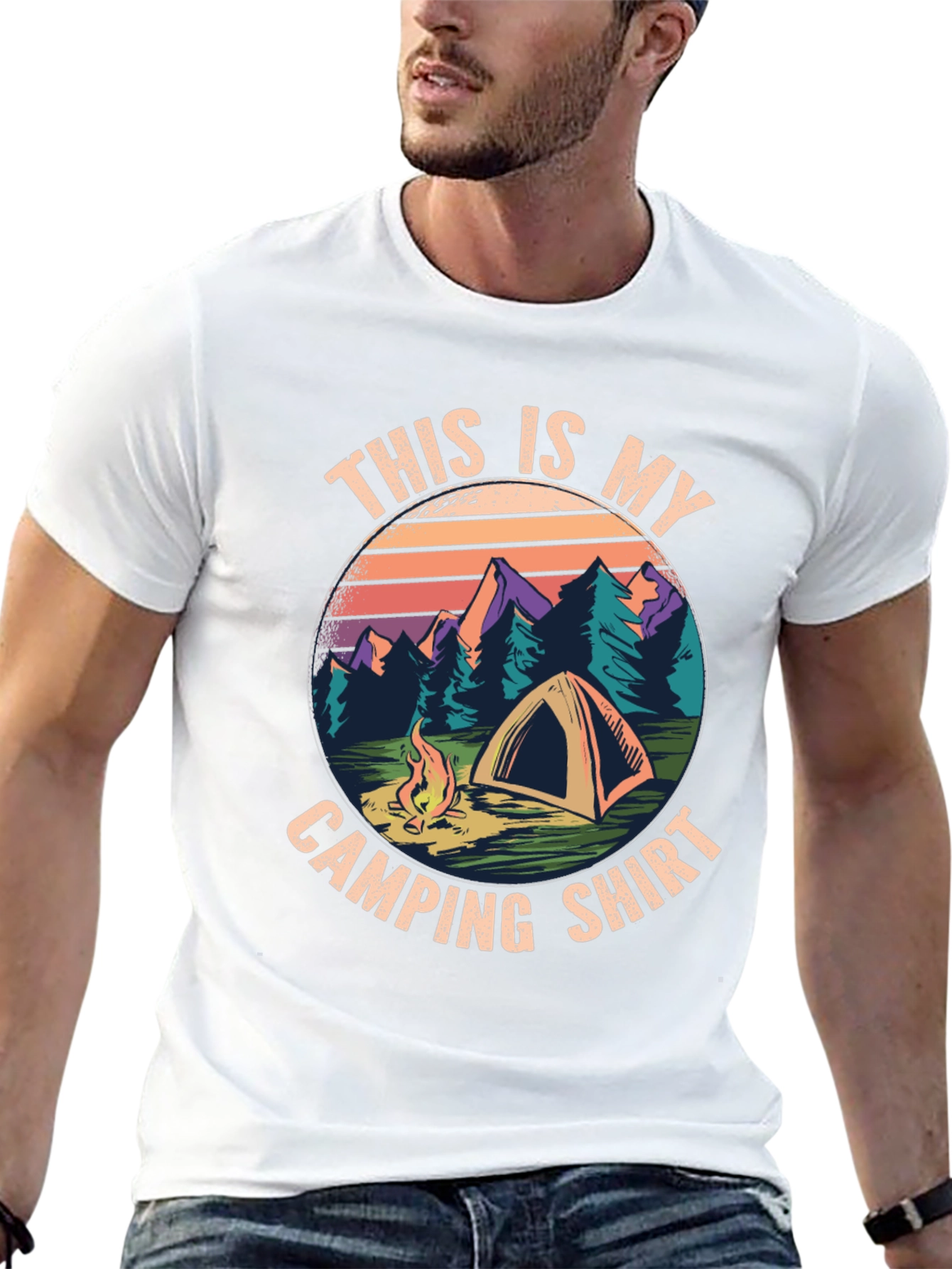 Camping T-Shirt: This Is My Camping Shirt Design