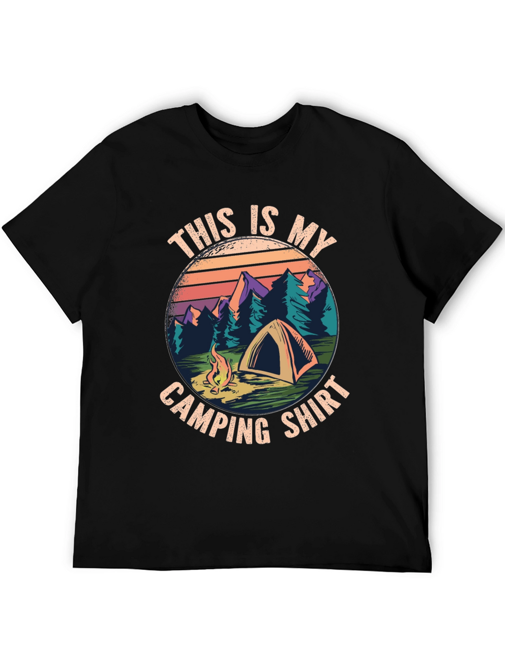 Camping T-Shirt: This Is My Camping Shirt Design