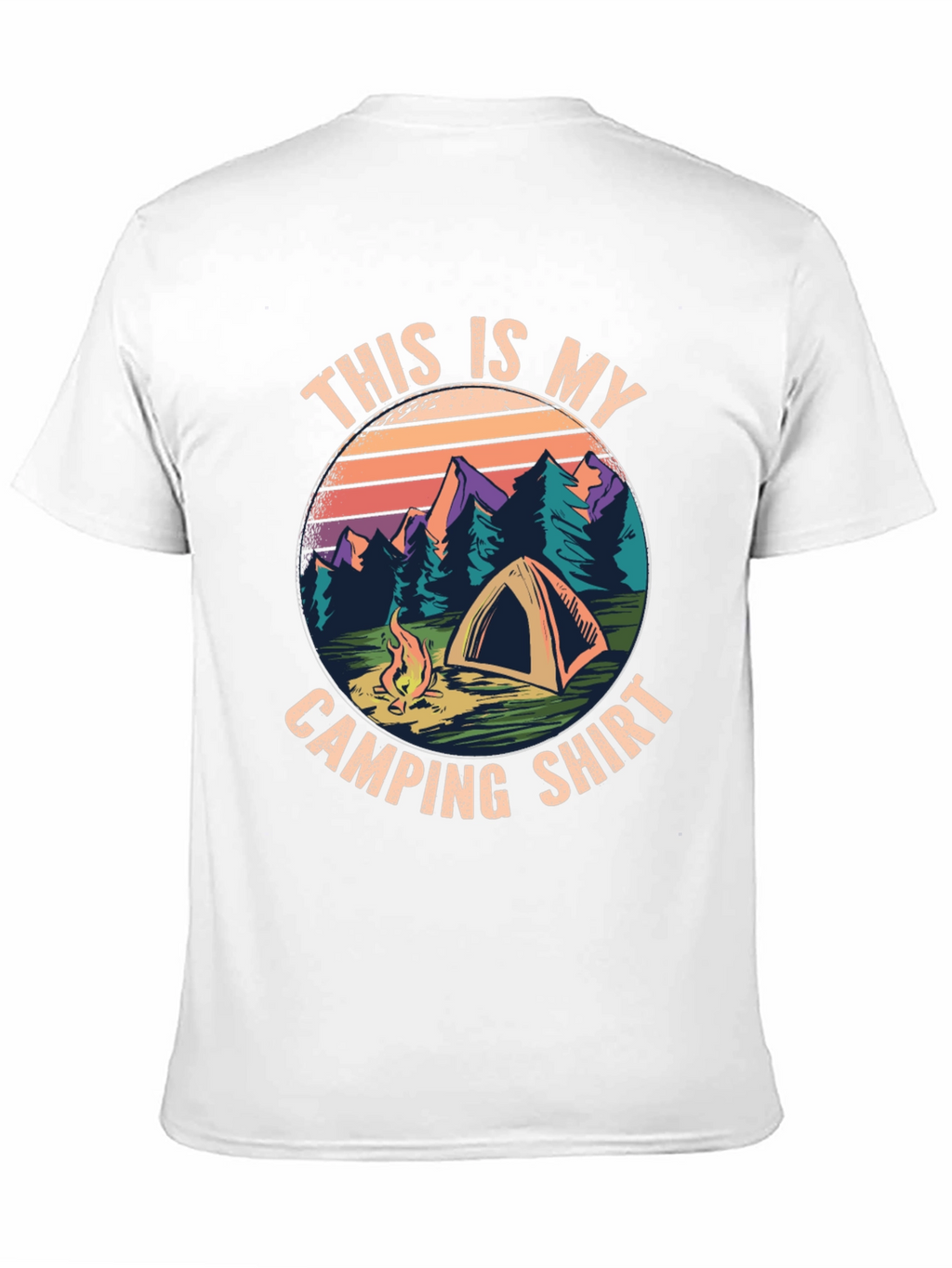 Camping T-Shirt: This Is My Camping Shirt Design