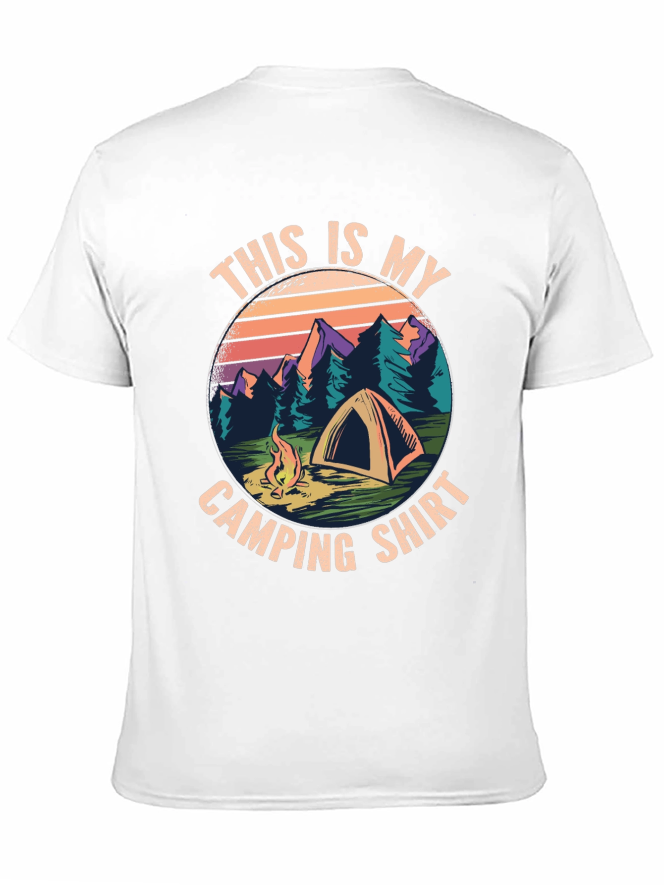 Camping T-Shirt: This Is My Camping Shirt Design