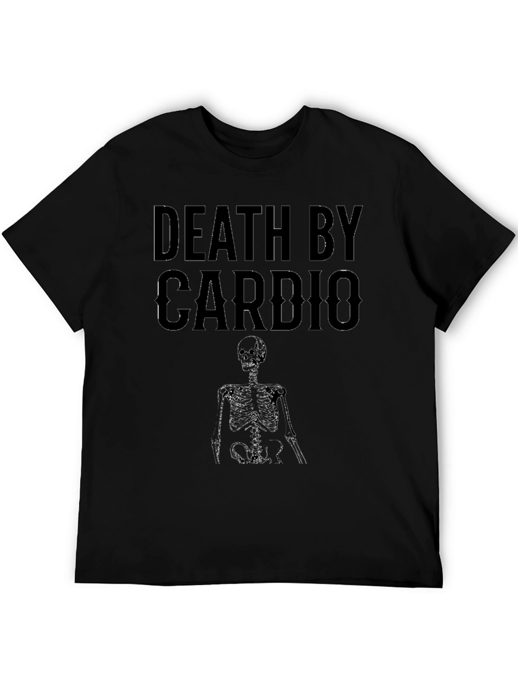 Death by Cardio T-Shirt - Funny Workout Tee