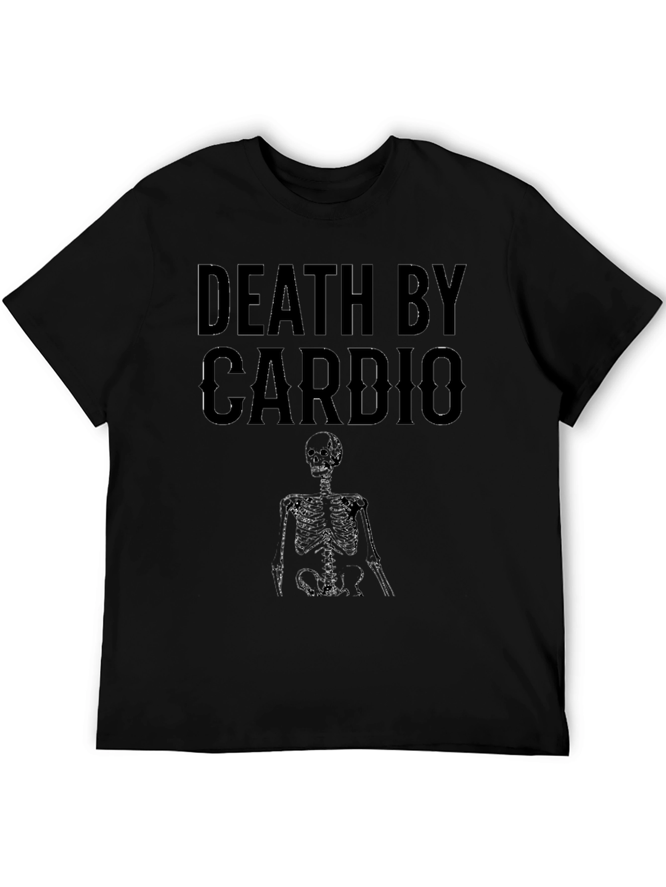 Death by Cardio T-Shirt - Funny Workout Tee