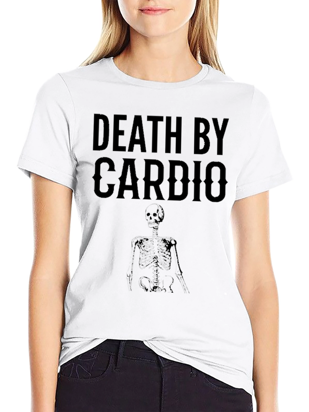 Death by Cardio T-Shirt - Funny Workout Tee
