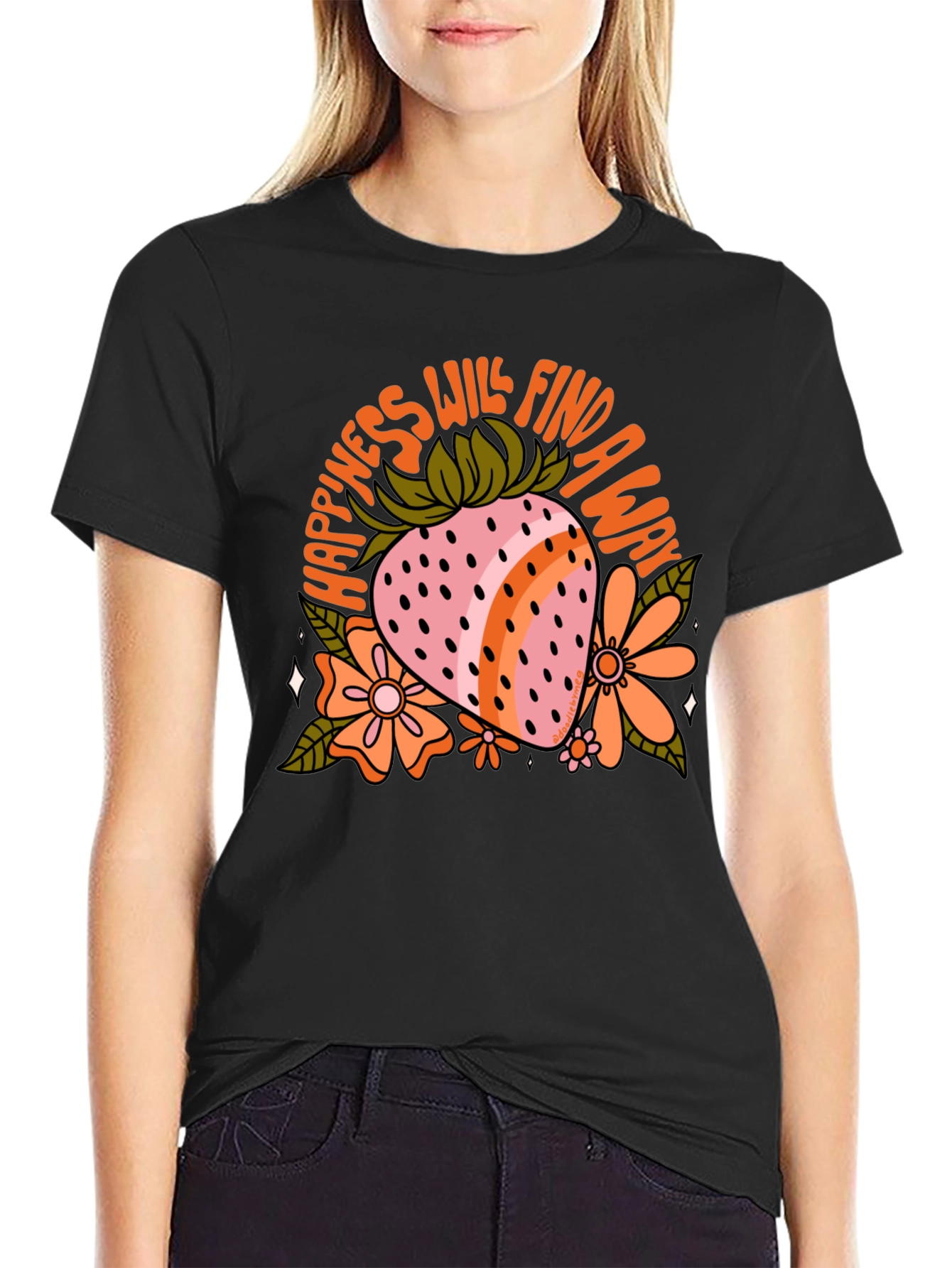 Happiness Will Find a Way Graphic Tee