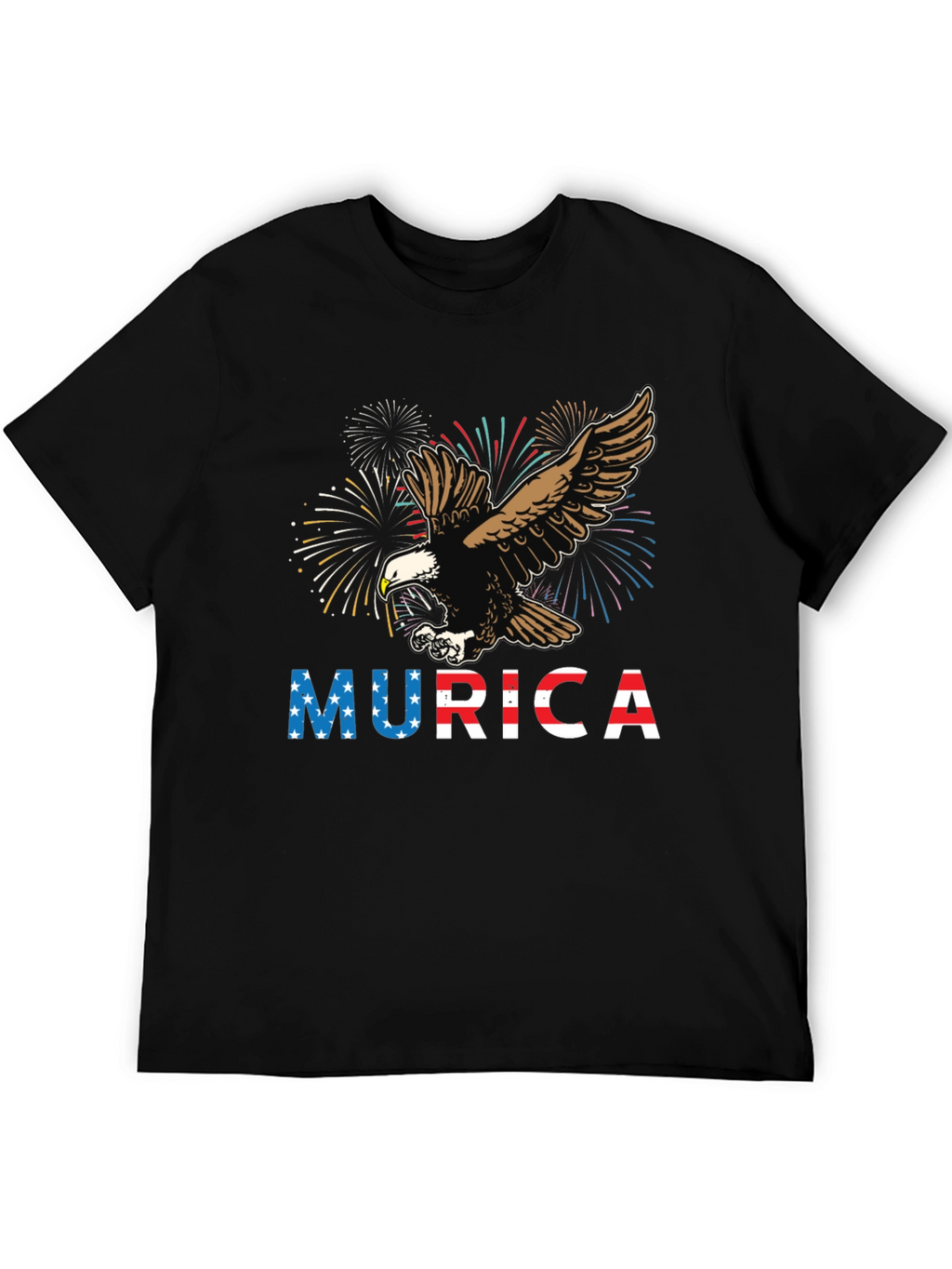 American Eagle Fireworks Graphic Tee