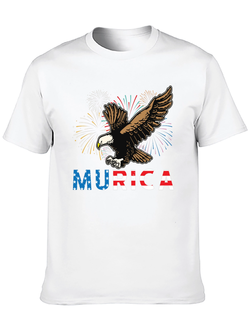 American Eagle Fireworks Graphic Tee