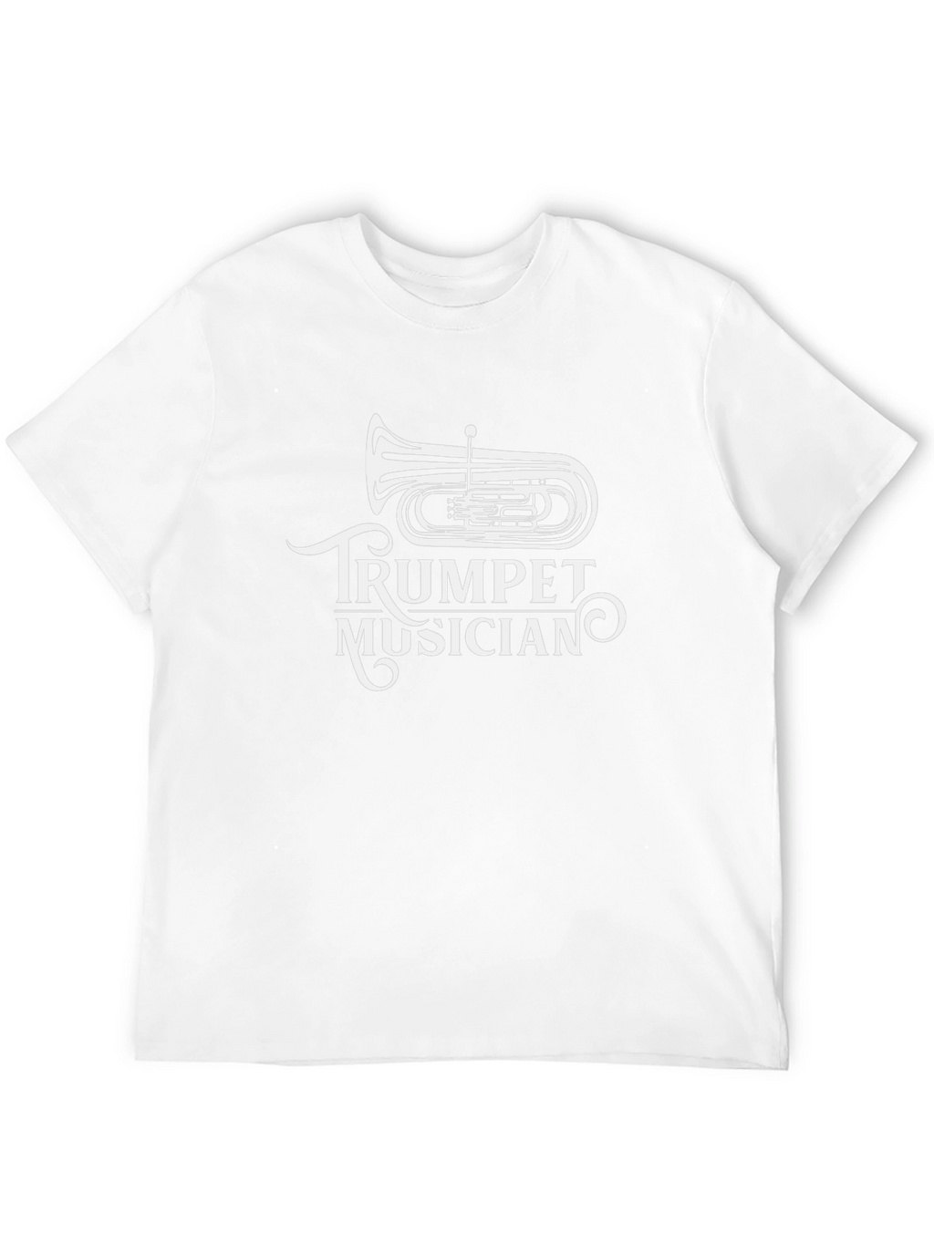 Trumpet Musician Black T-Shirt - Music Lover Tee