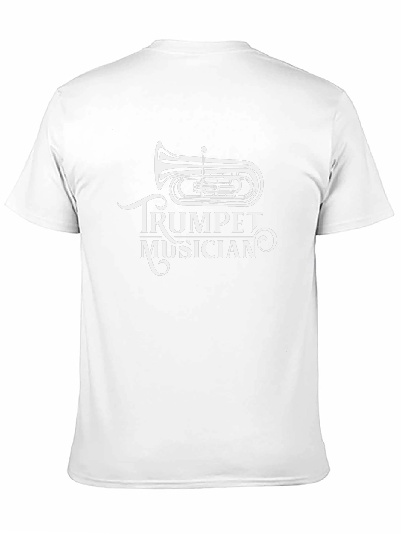 Trumpet Musician Black T-Shirt - Music Lover Tee