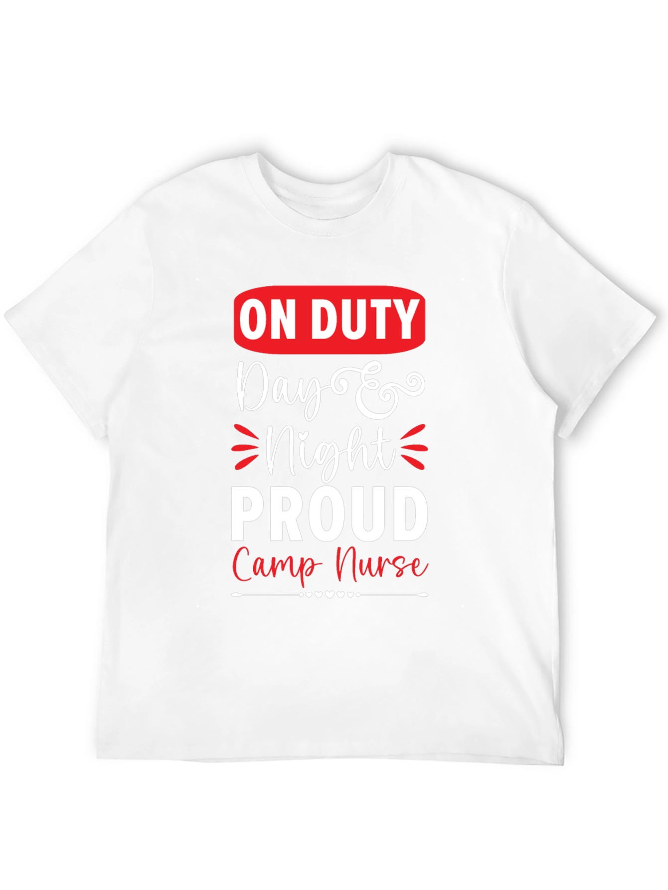 On Duty Camp Nurse Graphic T-Shirt