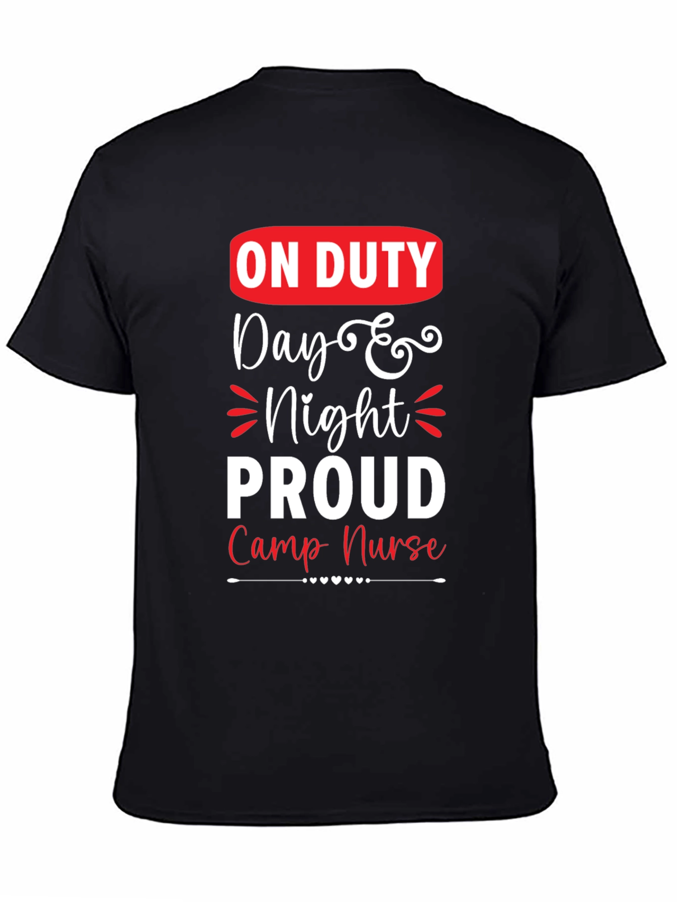 On Duty Camp Nurse Graphic T-Shirt