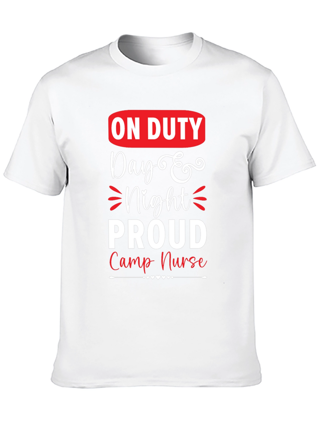 On Duty Camp Nurse Graphic T-Shirt