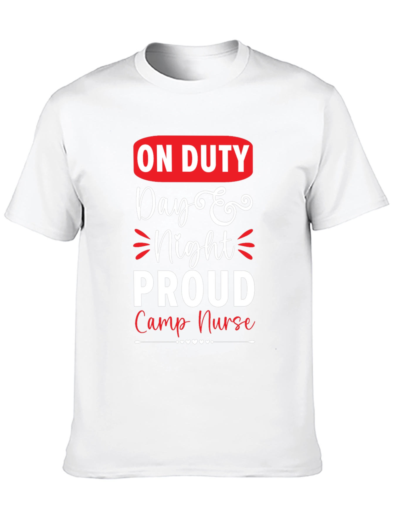 On Duty Camp Nurse Graphic T-Shirt