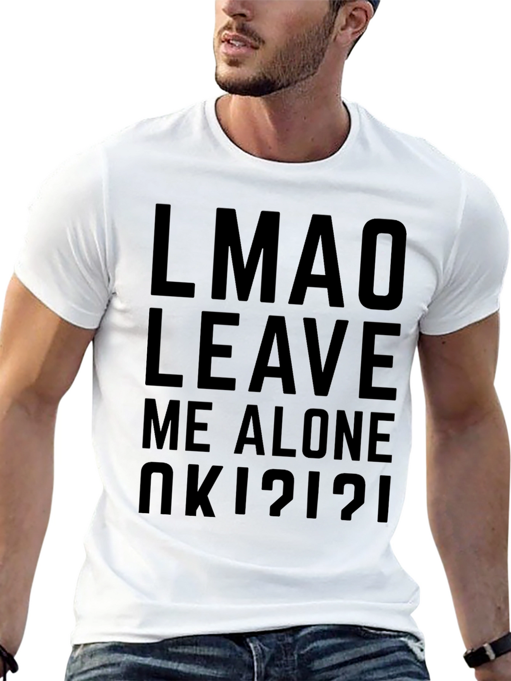 LMAO Leave Me Alone Graphic Tee