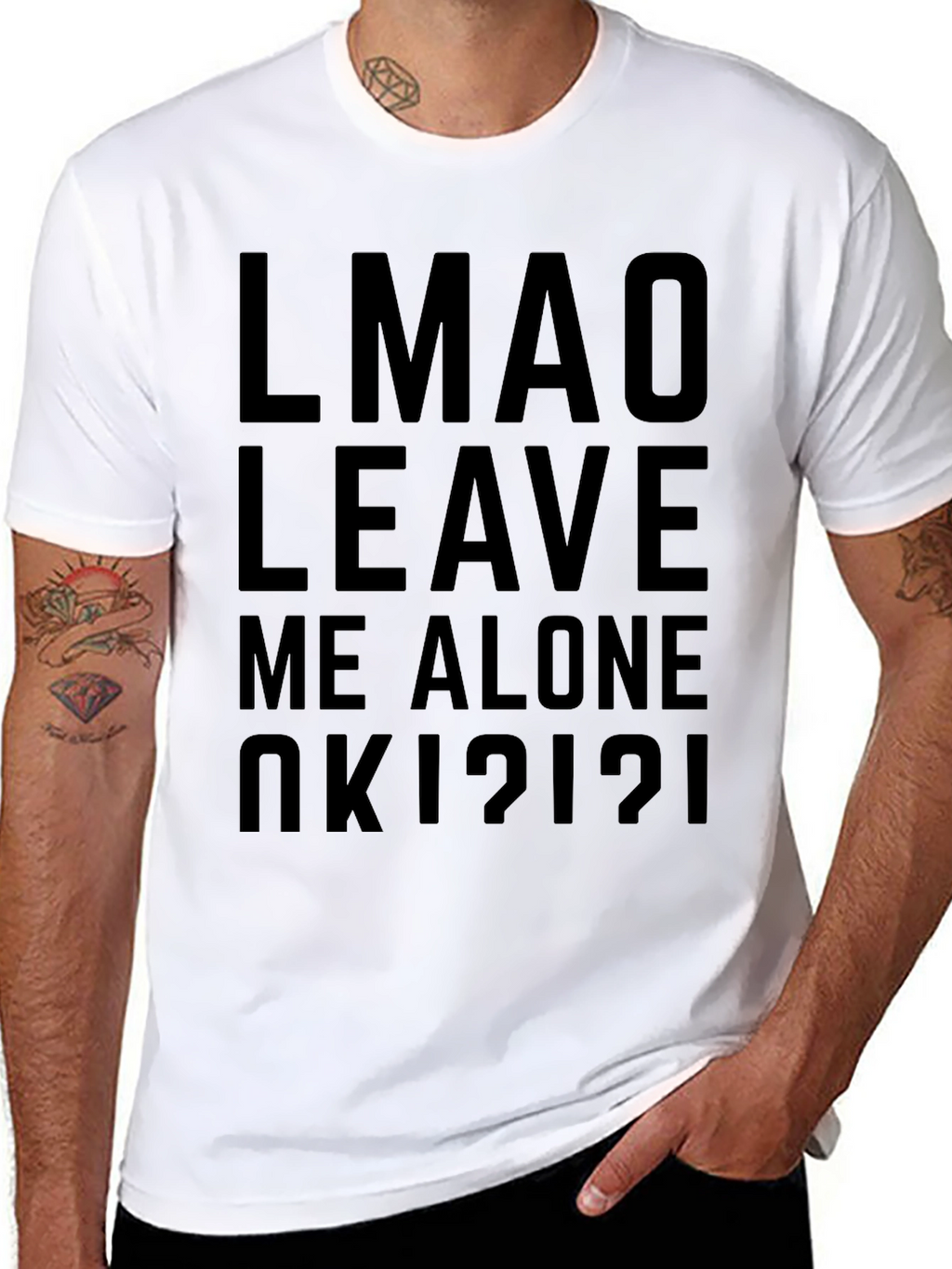 LMAO Leave Me Alone Graphic Tee