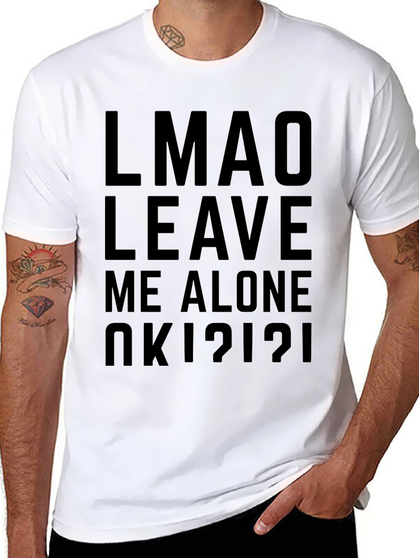 LMAO Leave Me Alone Graphic Tee