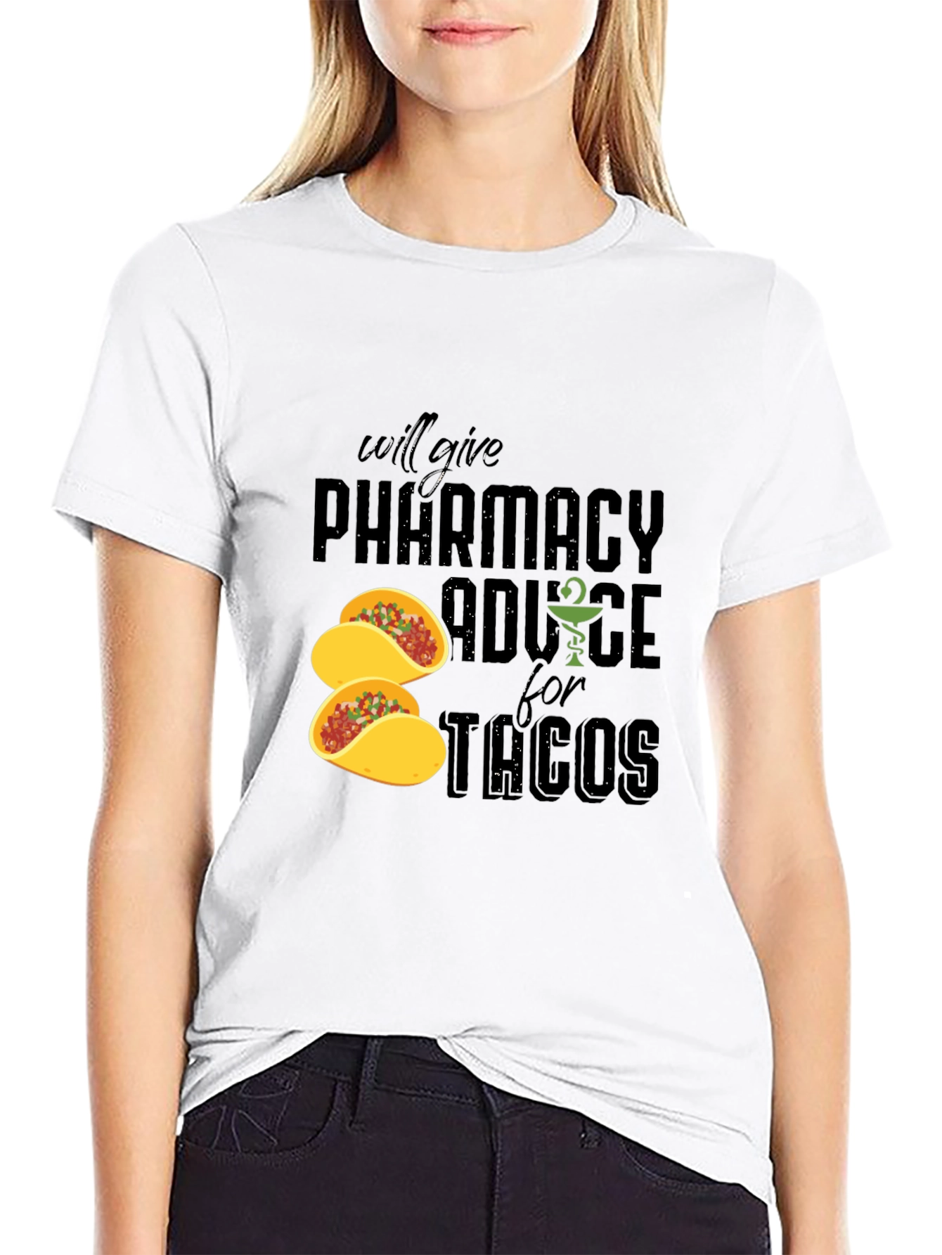 Pharmacy Advice for Tacos Graphic Tee