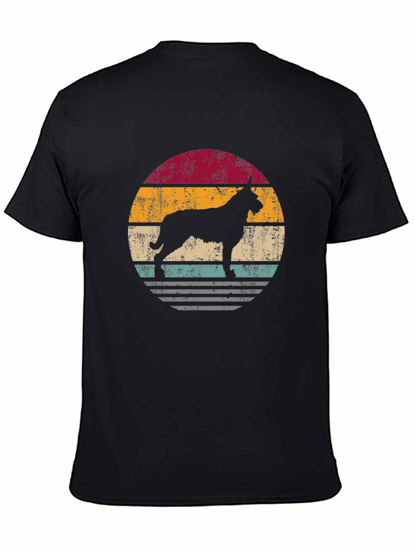 Retro Dog Silhouette Graphic Tee