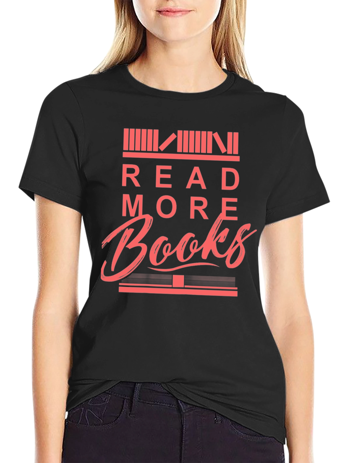 Read More Books Graphic Tee - Unisex Black T-Shirt