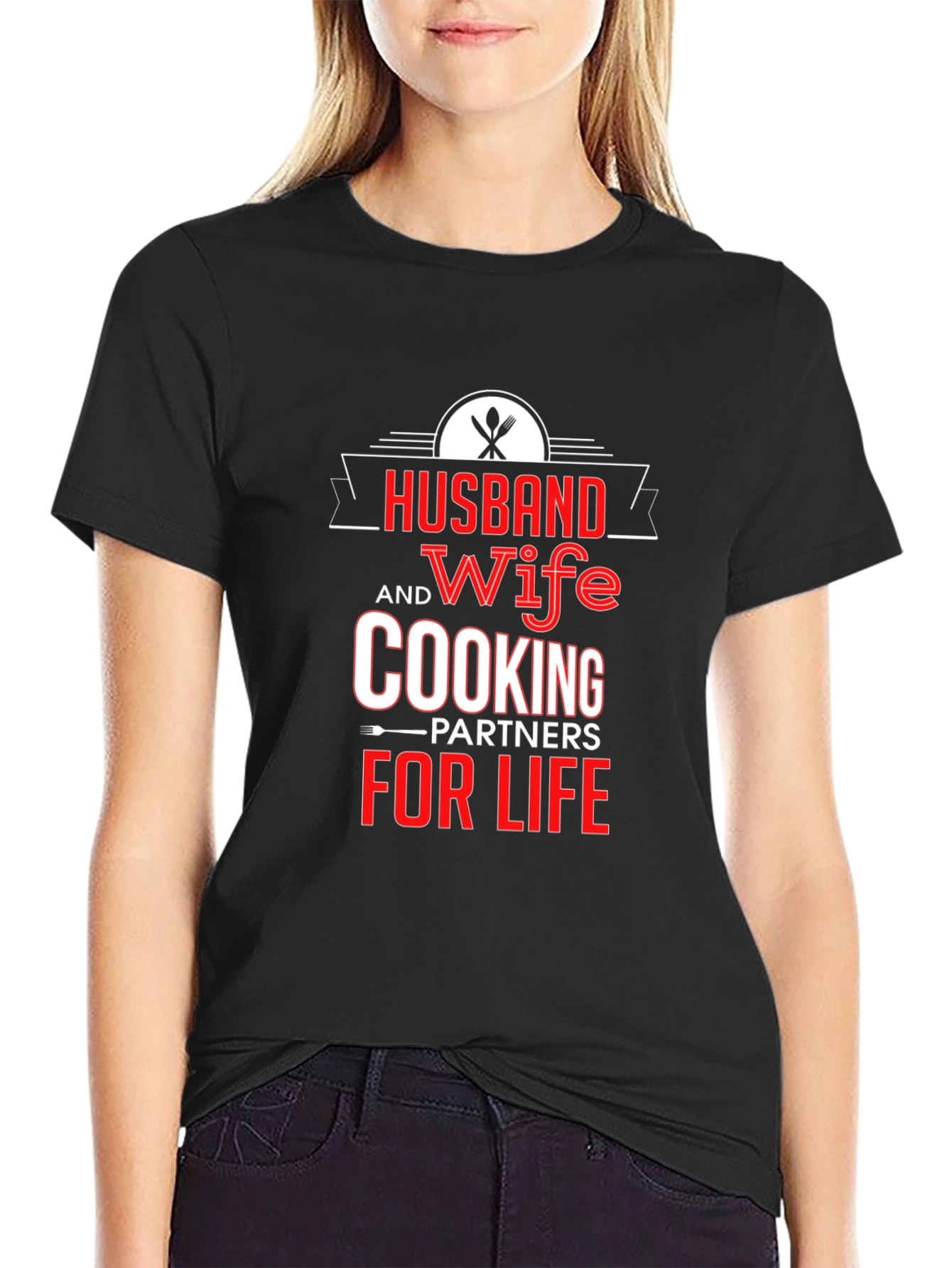 Husband and Wife Cooking Partners T-Shirt