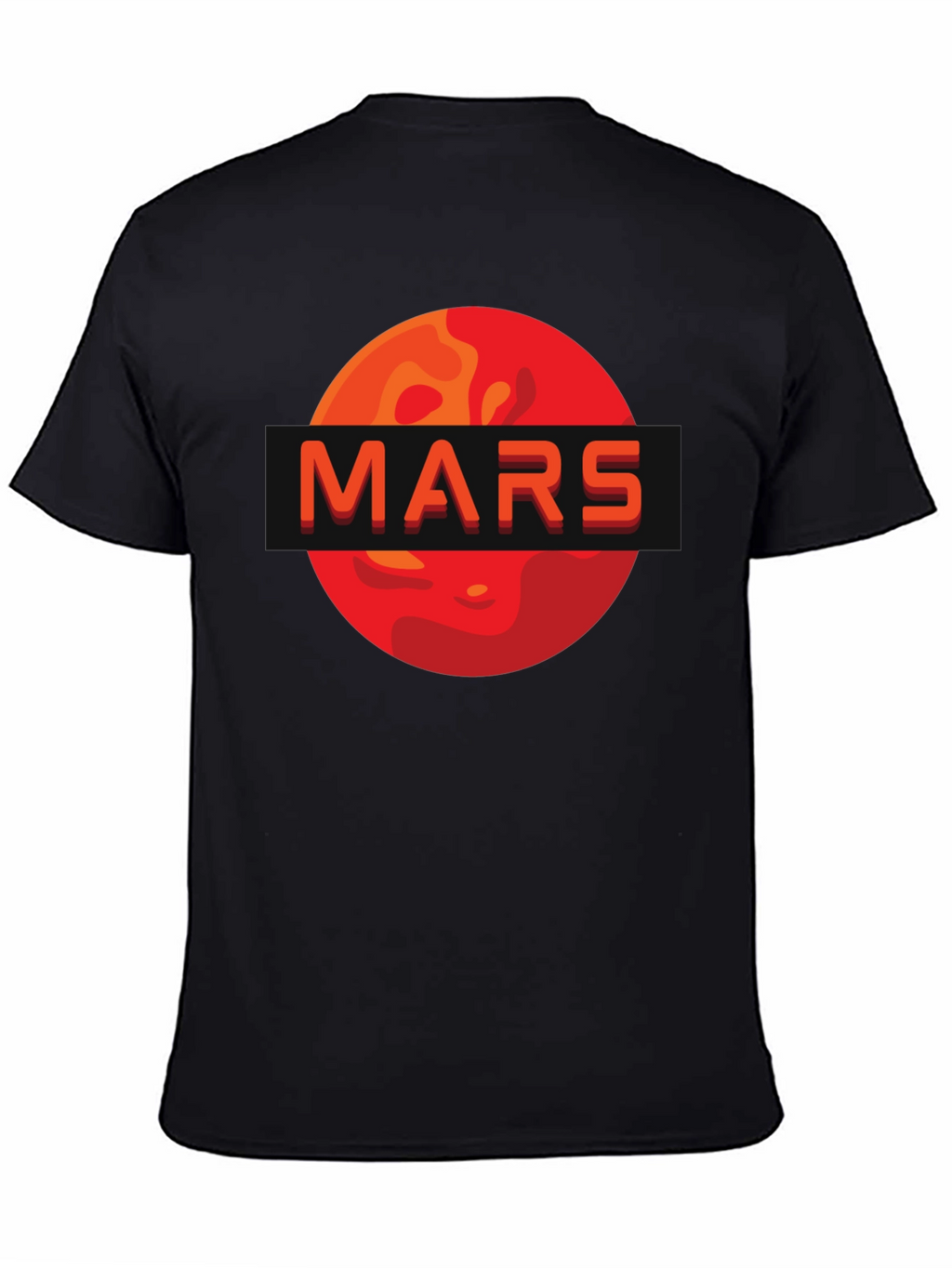 Mars Graphic Print T-Shirt - Space Enthusiast Apparel