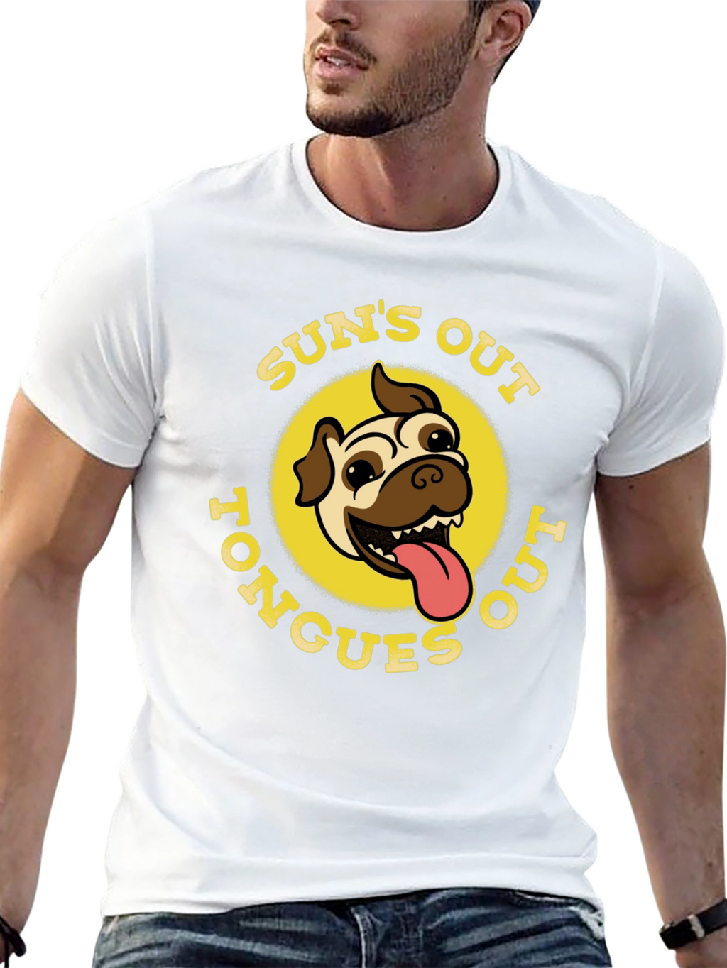 Suns Out Tongues Out Black T-Shirt