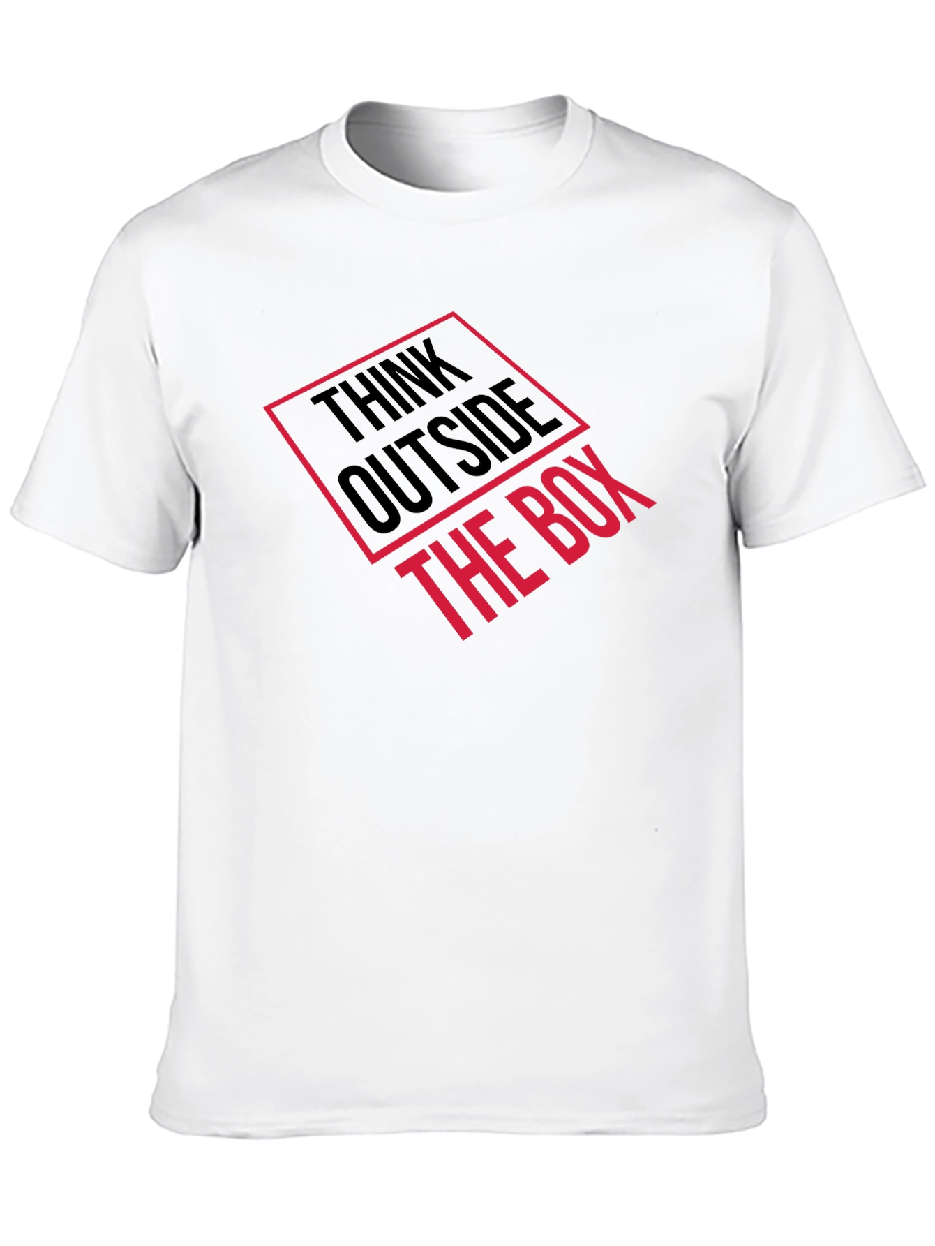 Think Outside the Box Graphic Tee - Black