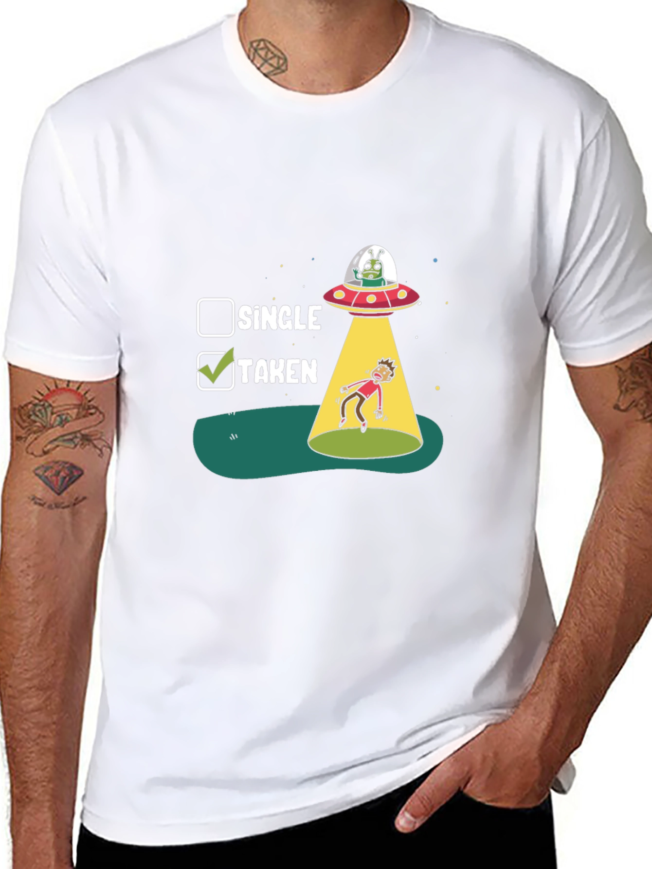Taken Abduction T-Shirt - Funny Alien UFO Tee