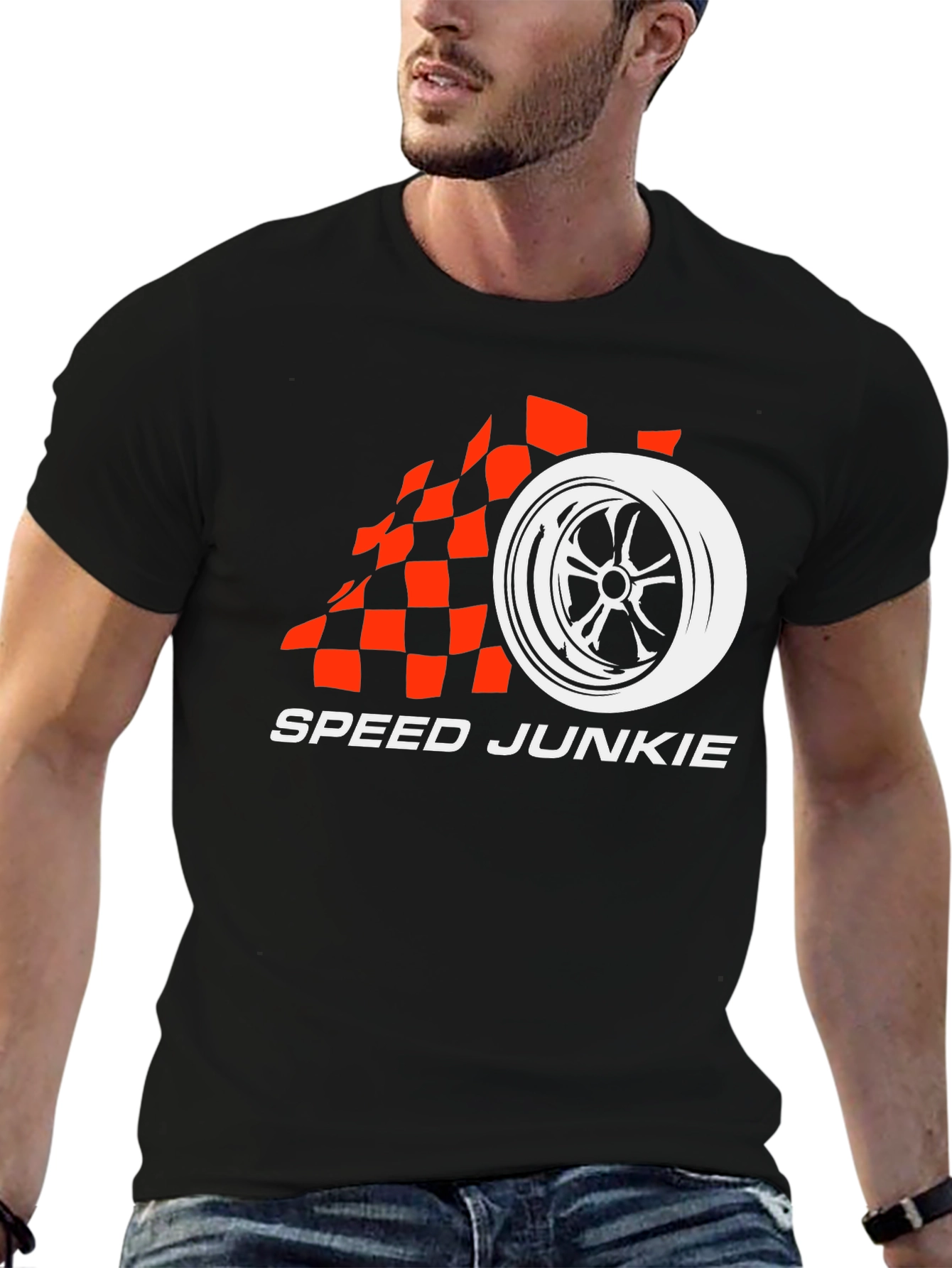Speed Junkie Graphic Tee - Black