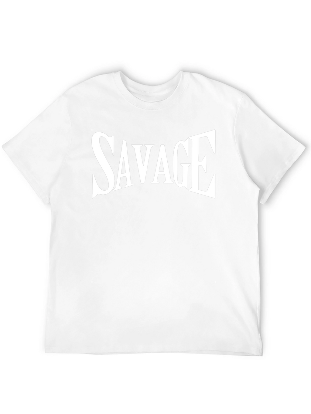Savage Graphic Tee - Bold Black Cotton T-Shirt